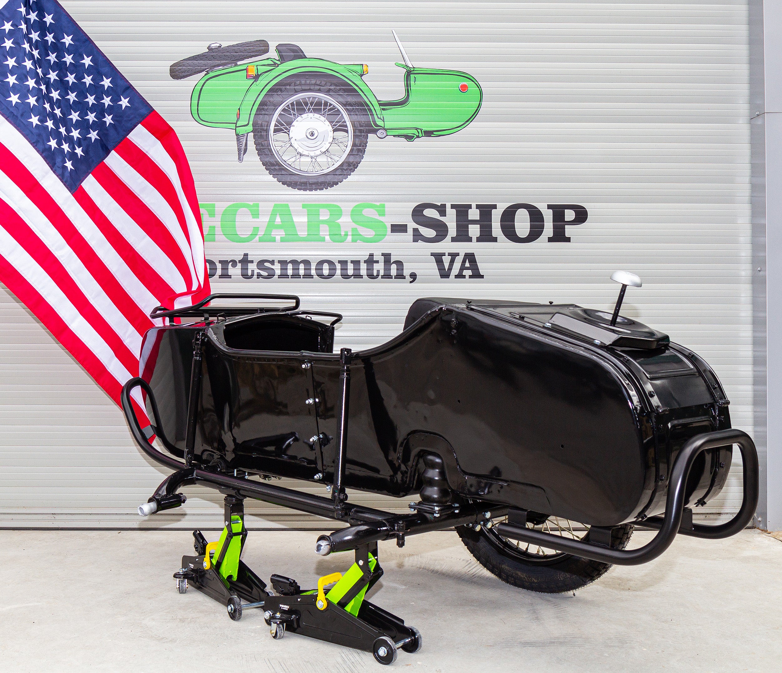 URAL SIDECAR Refurbished Original Sidecar for sale USA warehouse Compatible with Motorcycle BMW Indian Harley Davidson Honda Triumph