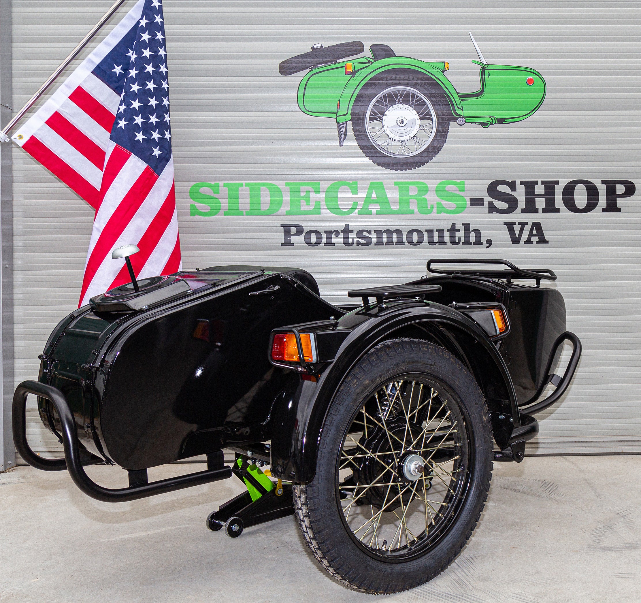 URAL SIDECAR Refurbished Original Sidecar for sale USA warehouse Compatible with Motorcycle BMW Indian Harley Davidson Honda Triumph