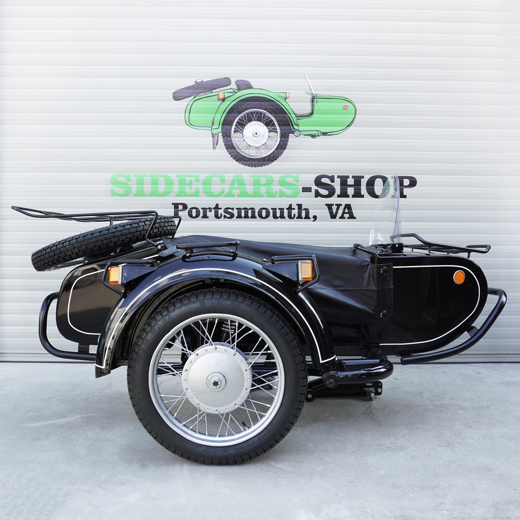Dnepr Sidecar with Set of Racks and Bumpers Compatible with Motorcycle BMW Harley Davidson Ural Yamaha Honda Triumph