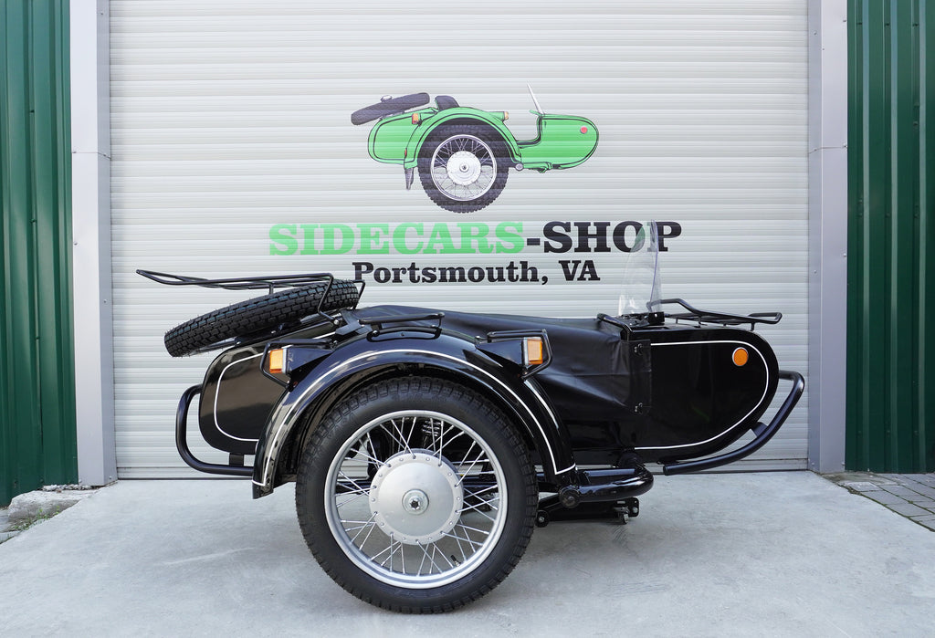 Dnepr Sidecar with Set of Racks and Bumpers Compatible with Motorcycle BMW Harley Davidson Ural Yamaha Honda Triumph