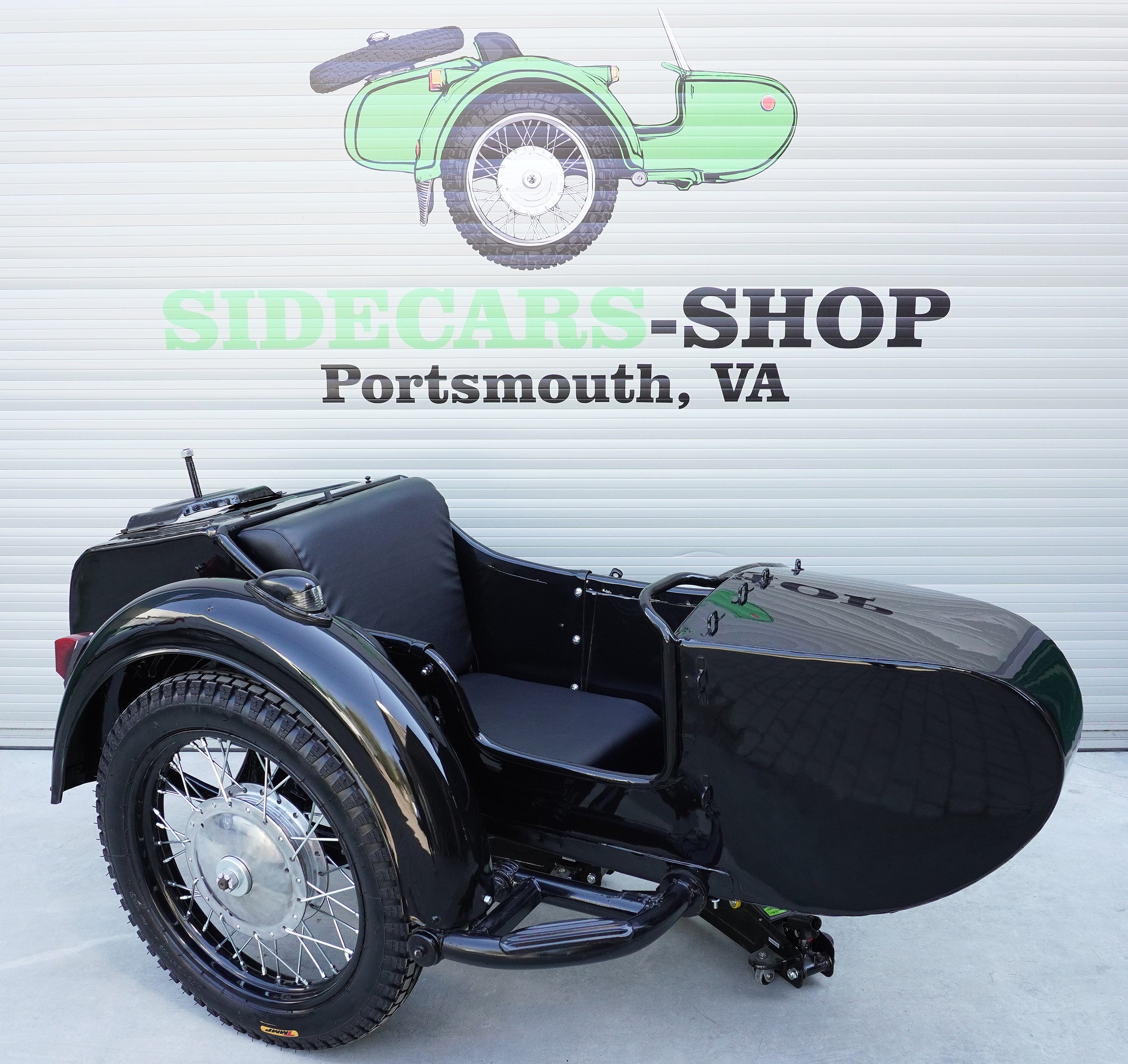 Vintage Original Sidecar Dnepr K-750 made in USSR Compatible with Motorcycles BMW Harley Davidson Ural Triumph