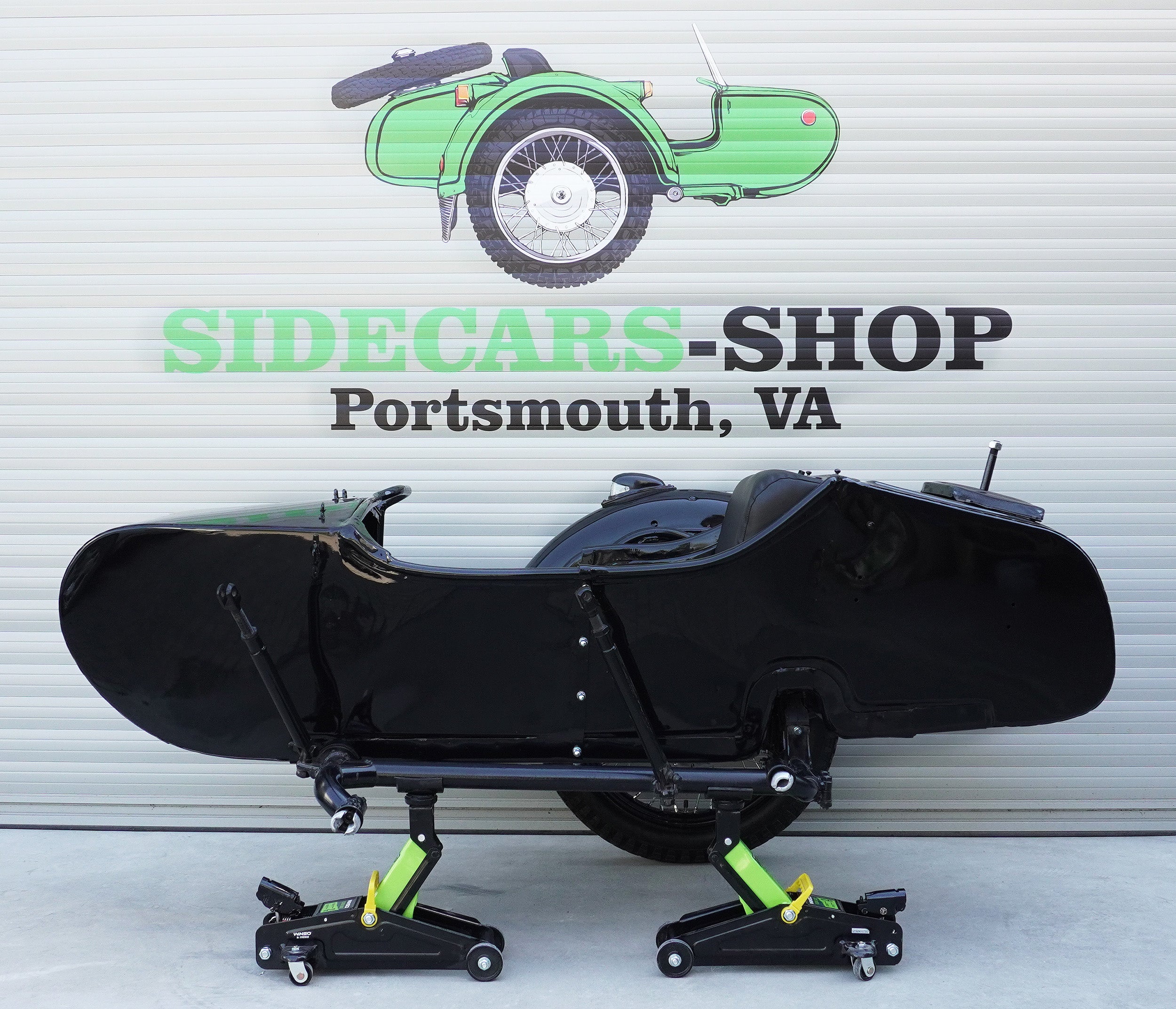 Vintage Original Sidecar Dnepr K-750 made in USSR Compatible with Motorcycles BMW Harley Davidson Ural Triumph