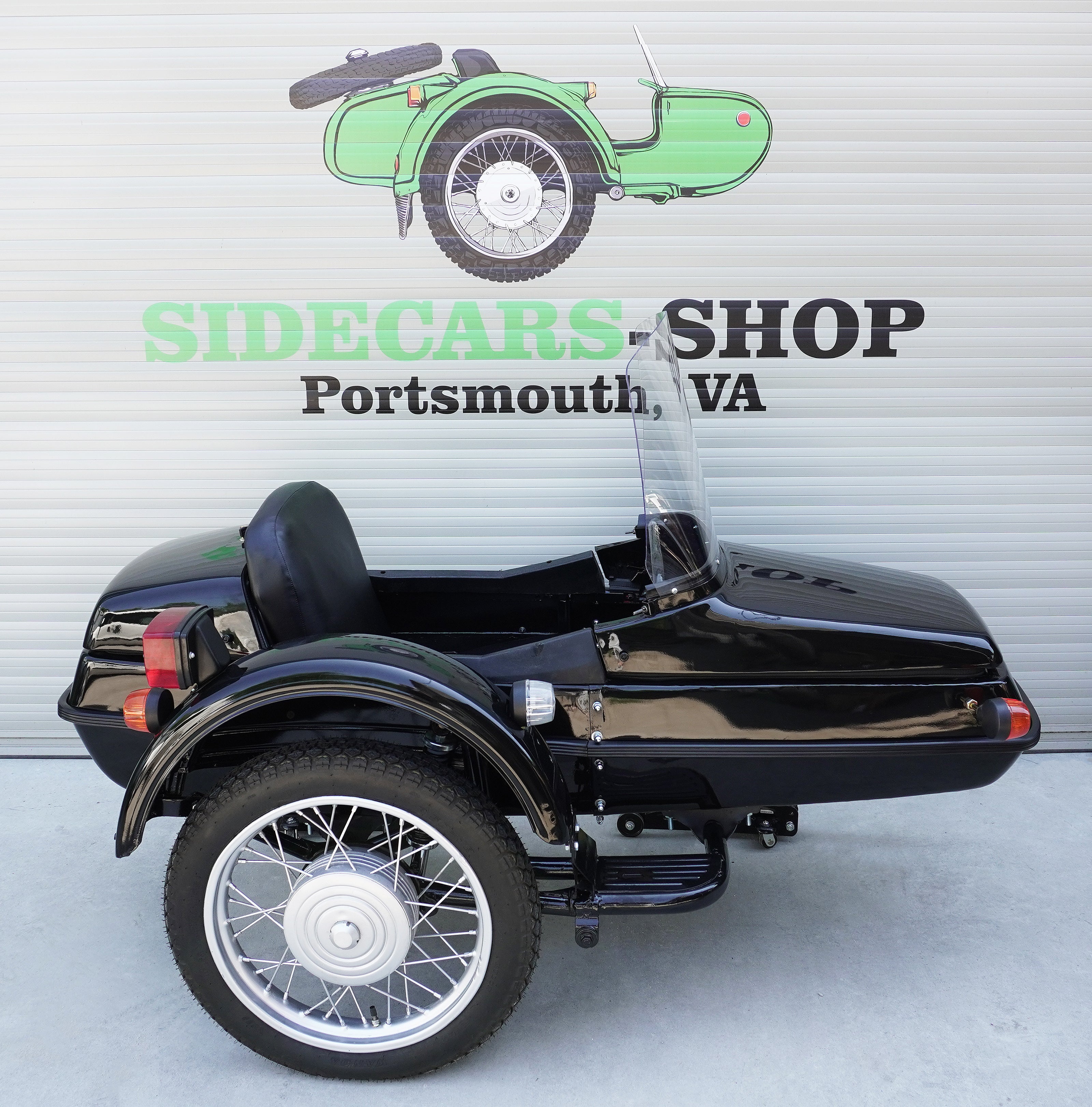 Sidecar Sputnik for motorcycle Izh Compatible with BMW Triumph Harley Davidson Honda motorcycles