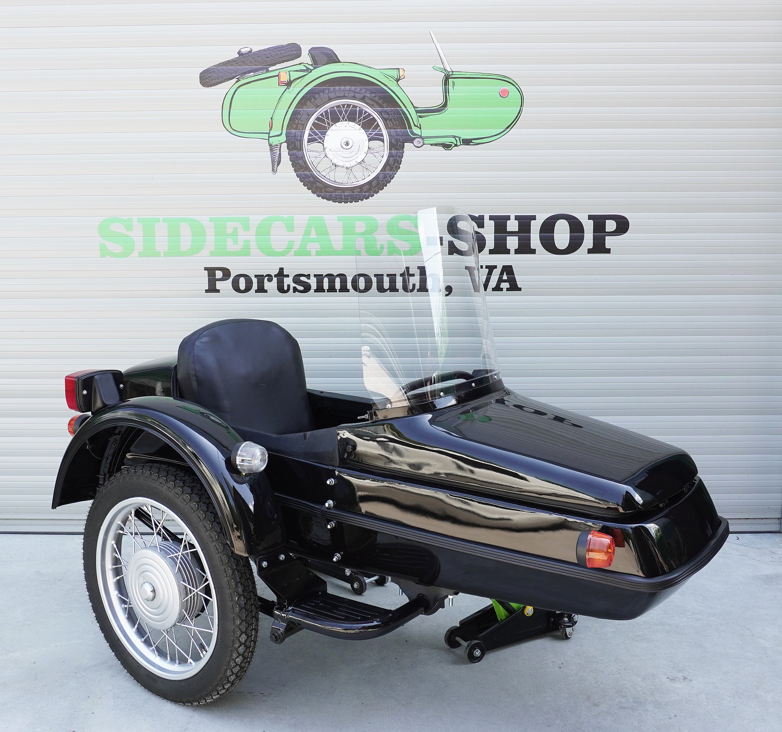 Sidecar Sputnik for motorcycle Izh Compatible with BMW Triumph Harley Davidson Honda motorcycles