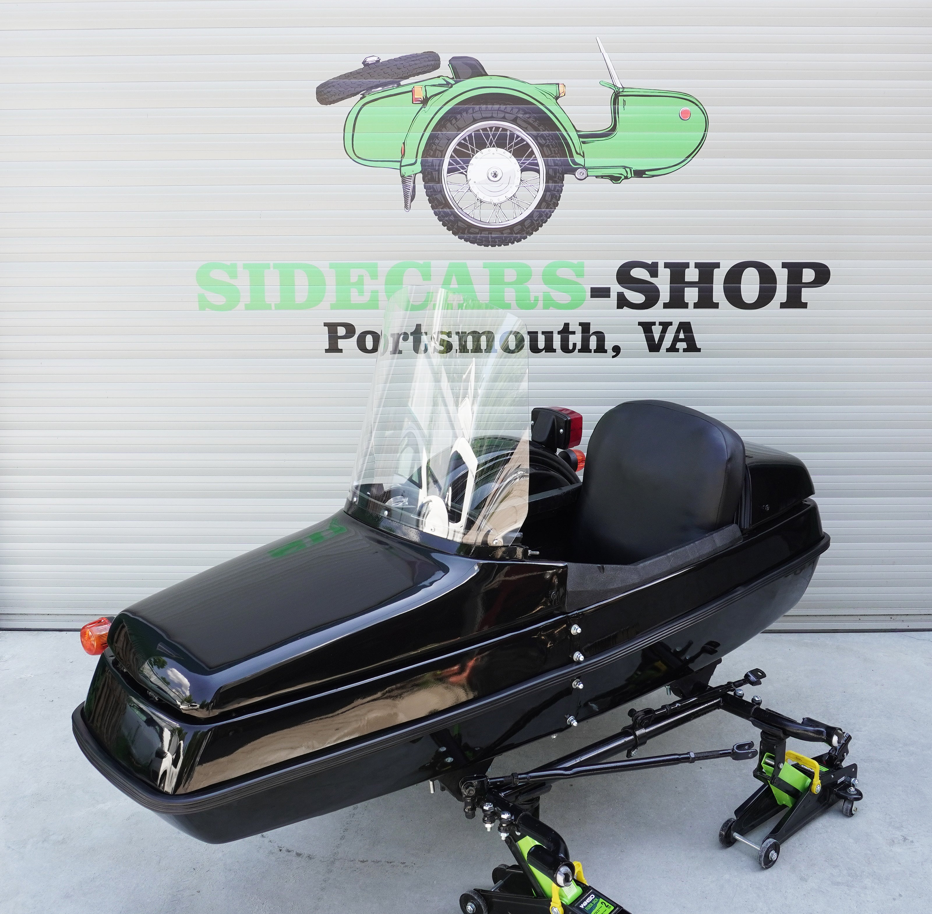 Sidecar Sputnik for motorcycle Izh Compatible with BMW Triumph Harley Davidson Honda motorcycles