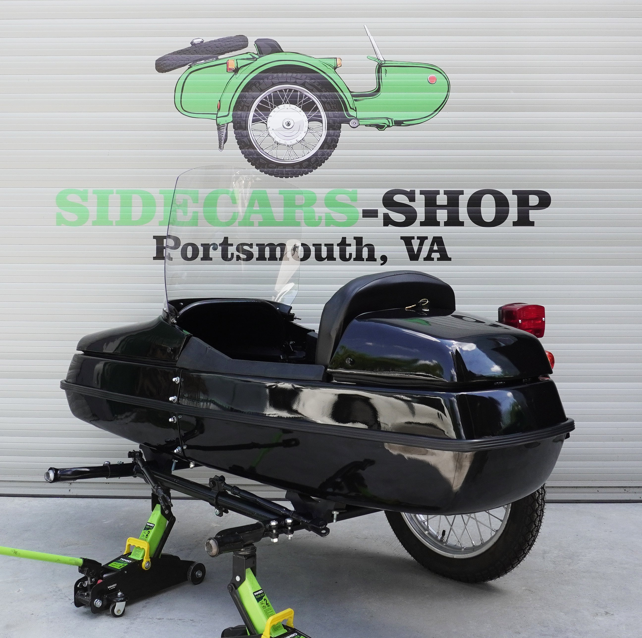 Sidecar Sputnik for motorcycle Izh Compatible with BMW Triumph Harley Davidson Honda motorcycles