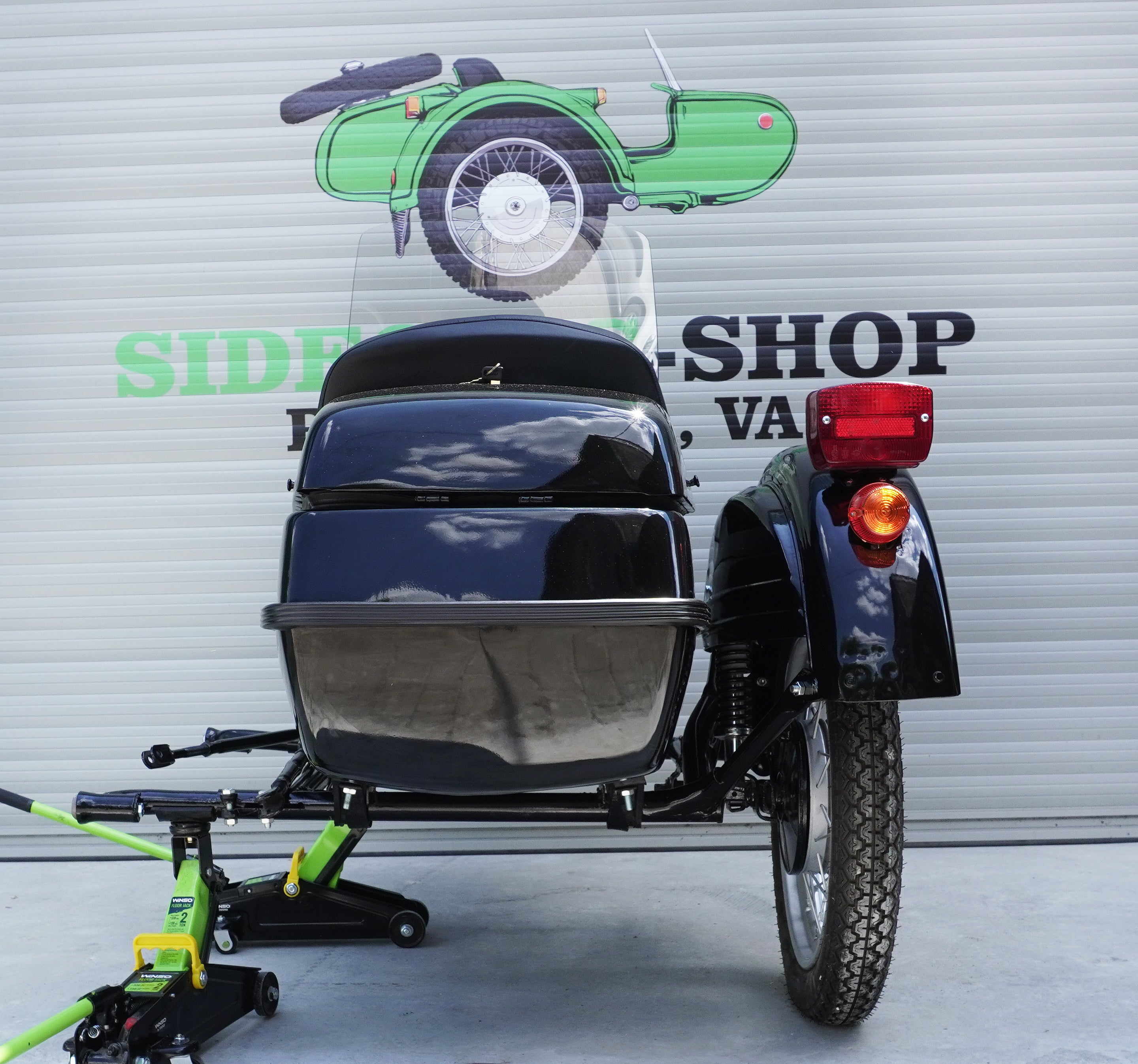 Sidecar Sputnik for motorcycle Izh Compatible with BMW Triumph Harley Davidson Honda motorcycles