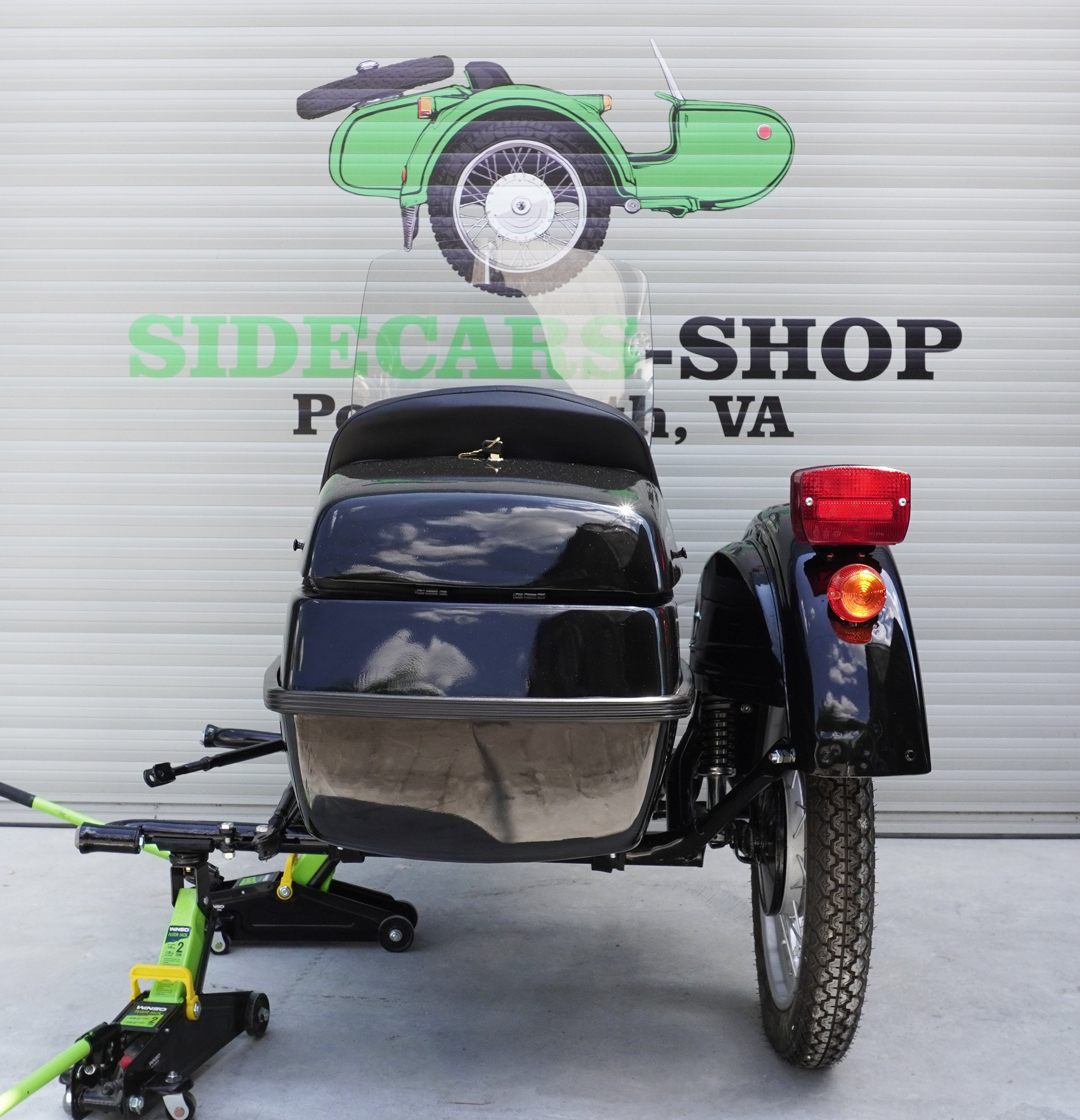 Sidecar Sputnik for motorcycle Izh Compatible with BMW Triumph Harley Davidson Honda motorcycles