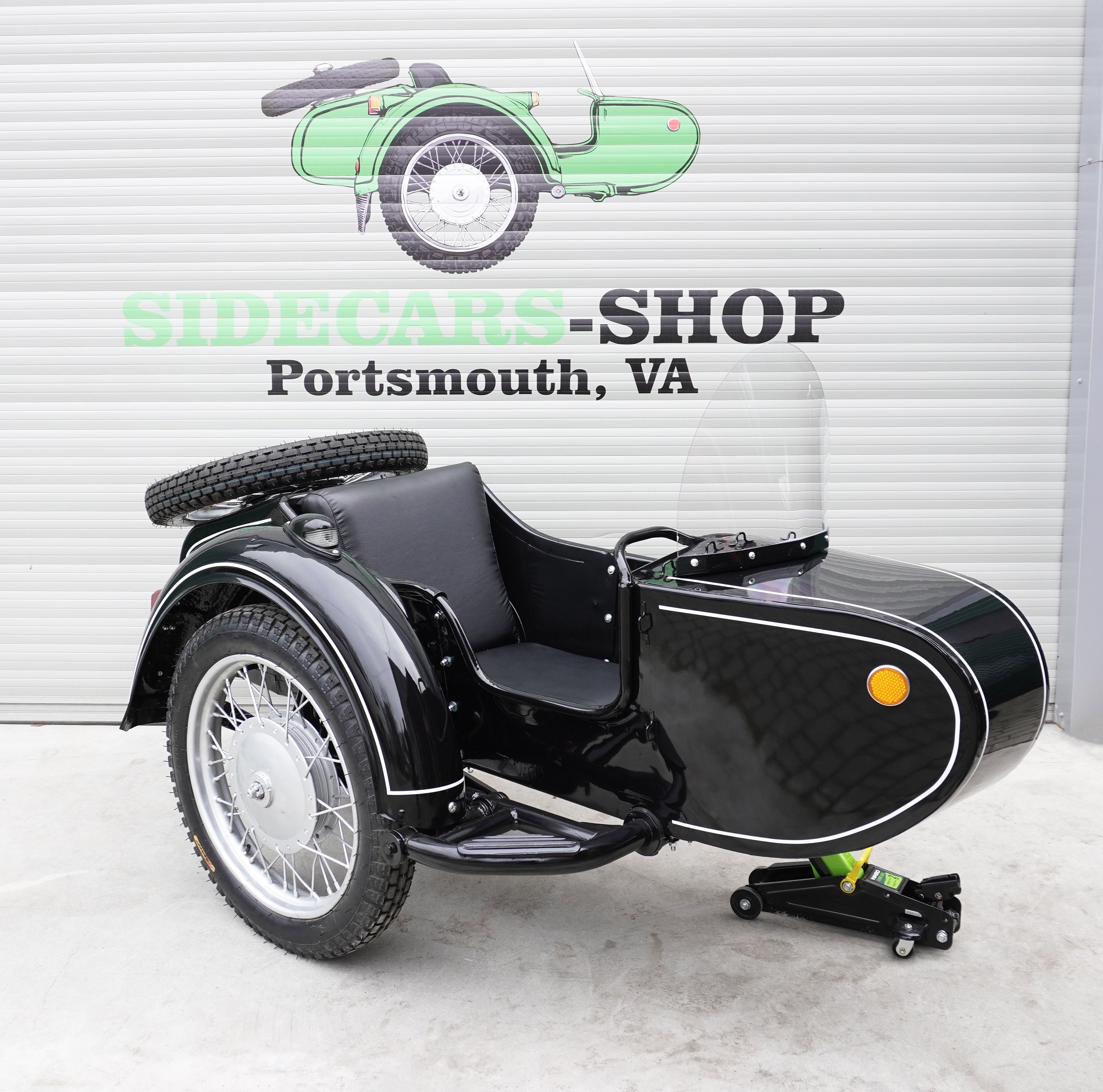 Sidecar for Motorcycle Dnepr K750 Refurbished Sidecar fits BMW Harley Davidson Honda Ural Triumph Yamaha Kawasaki