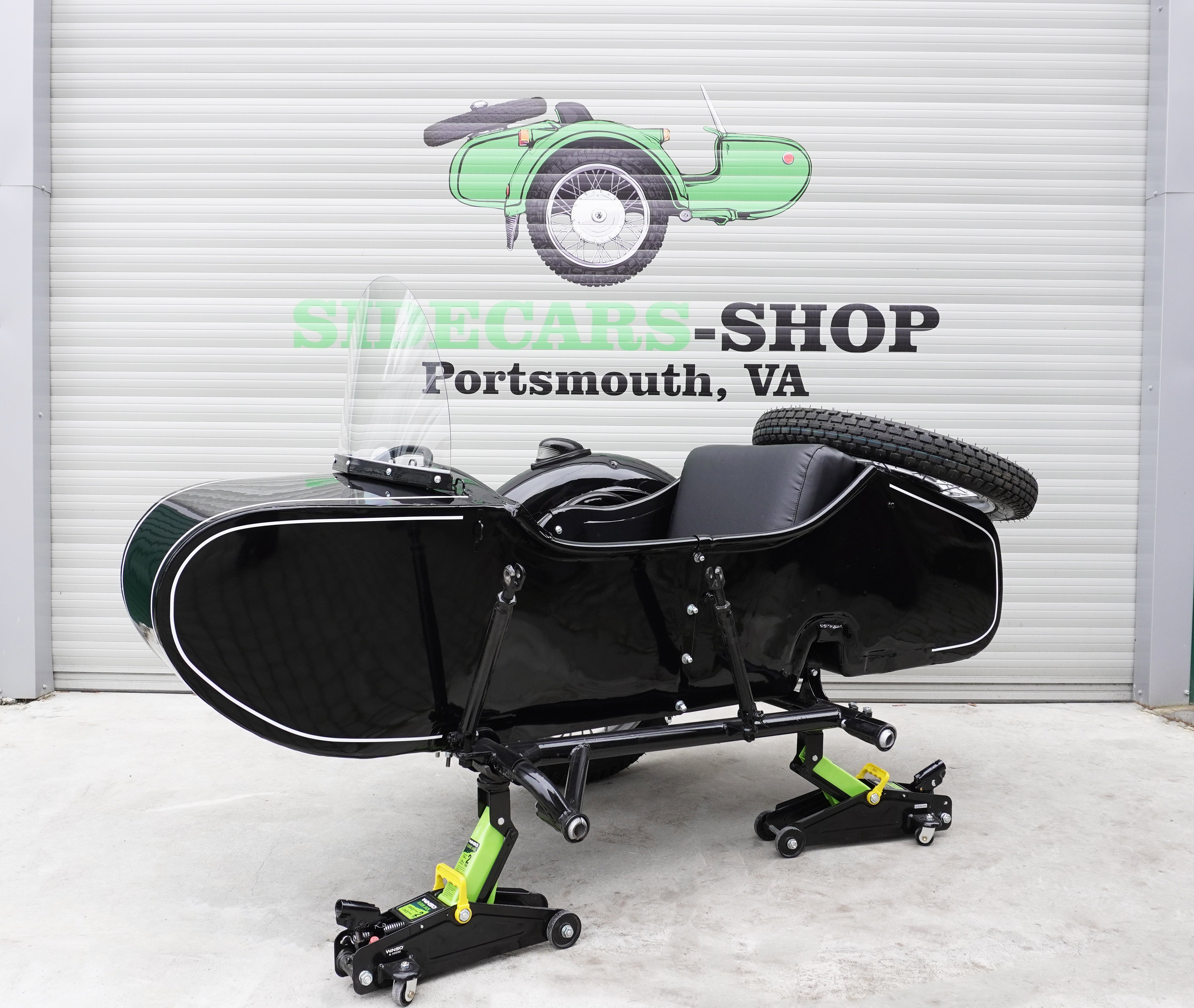 Sidecar for Motorcycle Dnepr K750 Refurbished Sidecar fits BMW Harley Davidson Honda Ural Triumph Yamaha Kawasaki