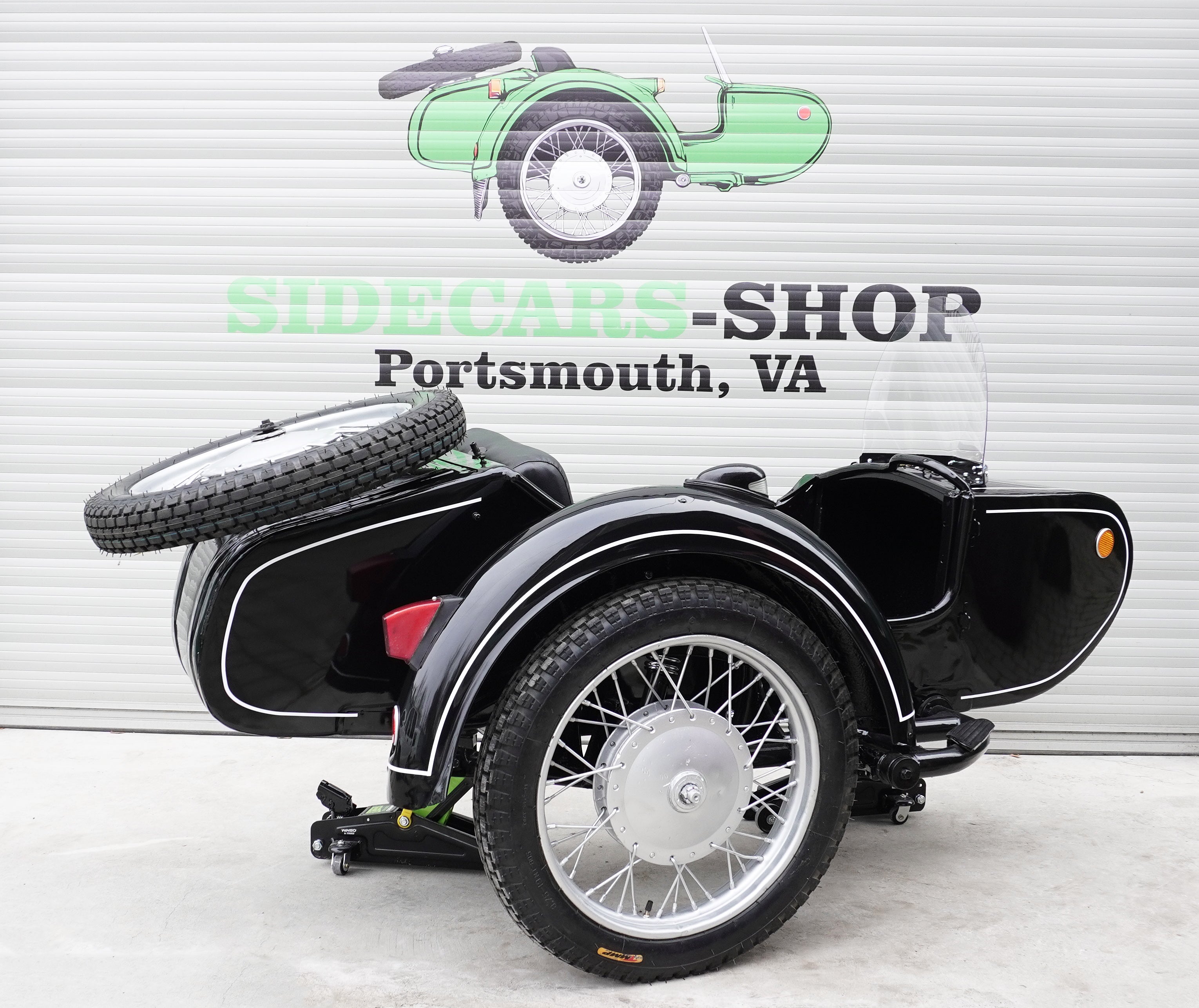 Sidecar for Motorcycle Dnepr K750 Refurbished Sidecar fits BMW Harley Davidson Honda Ural Triumph Yamaha Kawasaki