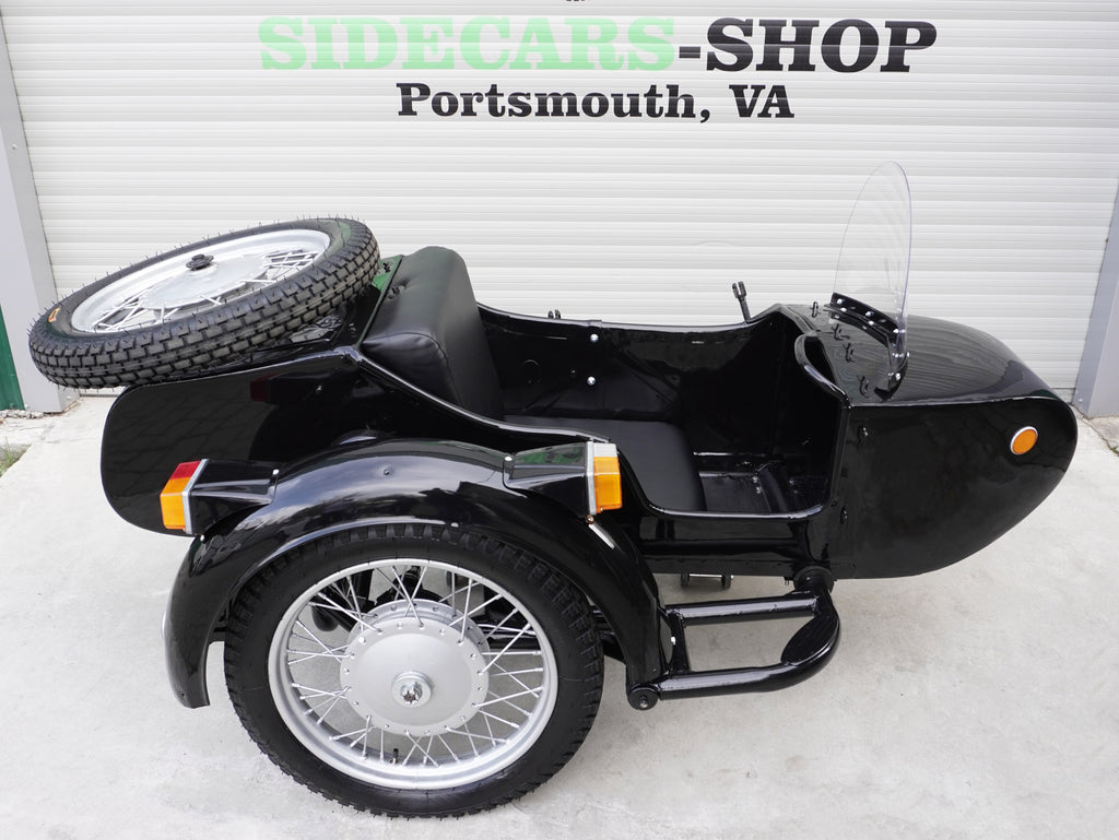 2WD Dnepr MT-16 Sidecar for Motorcycle, Refurbished Vintage Sidecar fits BMW Harley Davidson Ural