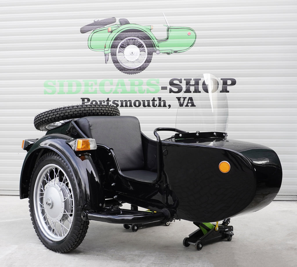 2WD Dnepr MT-16 Sidecar for Motorcycle, Refurbished Vintage Sidecar fits BMW Harley Davidson Ural