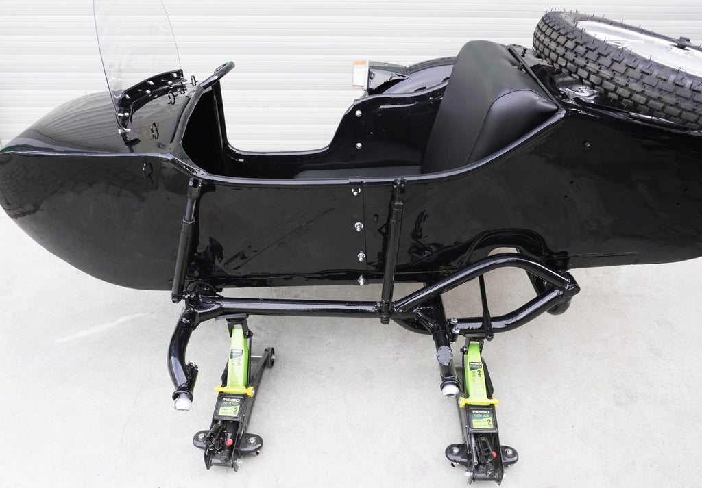 2WD Dnepr MT-16 Sidecar for Motorcycle, Refurbished Vintage Sidecar fits BMW Harley Davidson Ural