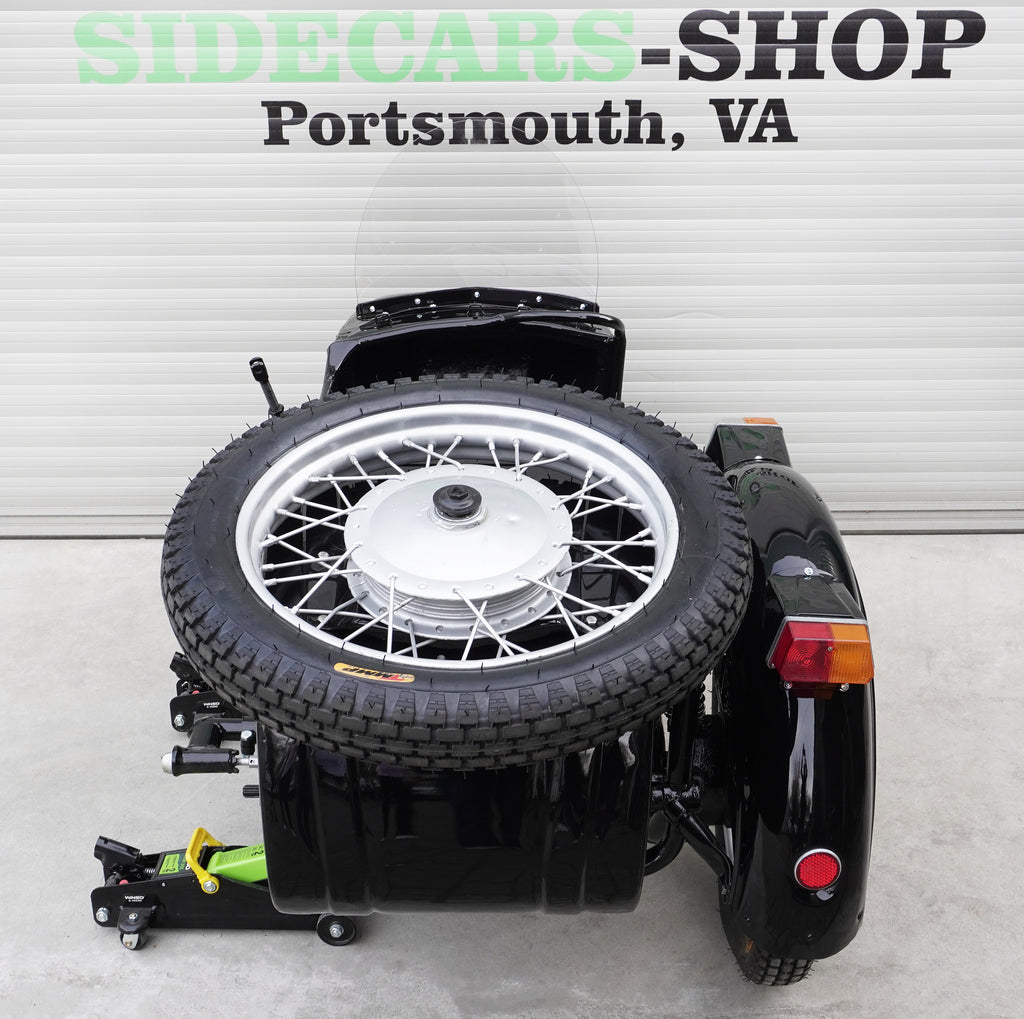 2WD Dnepr MT-16 Sidecar for Motorcycle, Refurbished Vintage Sidecar fits BMW Harley Davidson Ural