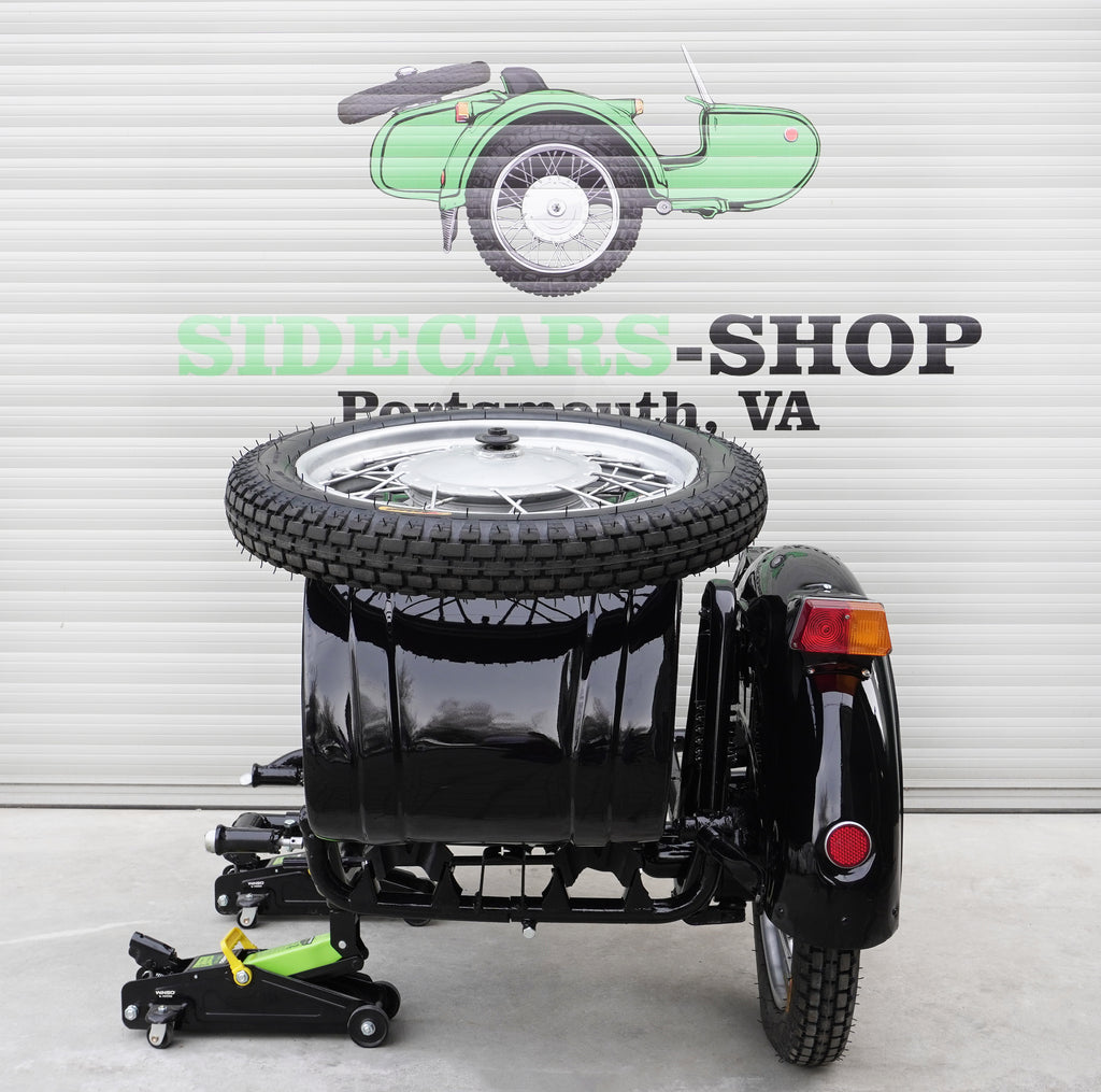 2WD Dnepr MT-16 Sidecar for Motorcycle, Refurbished Vintage Sidecar fits BMW Harley Davidson Ural