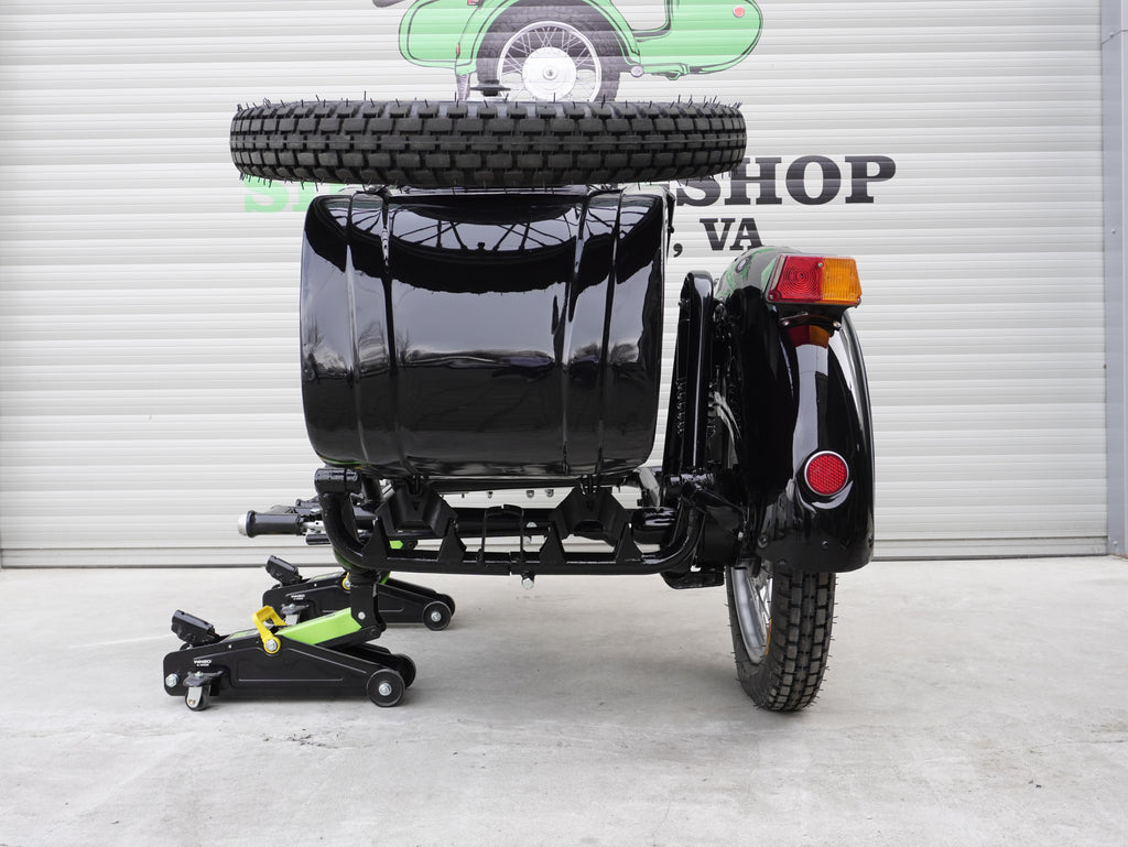 2WD Dnepr MT-16 Sidecar for Motorcycle, Refurbished Vintage Sidecar fits BMW Harley Davidson Ural