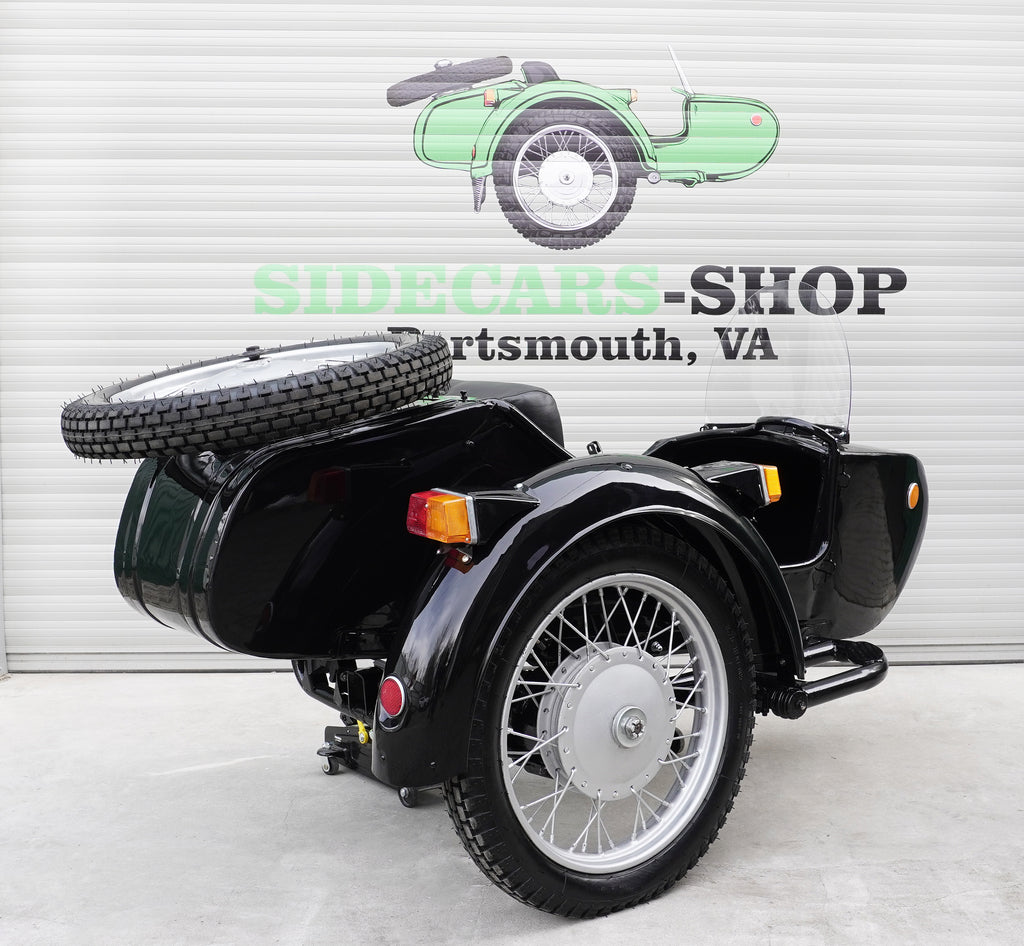 2WD Dnepr MT-16 Sidecar for Motorcycle, Refurbished Vintage Sidecar fits BMW Harley Davidson Ural