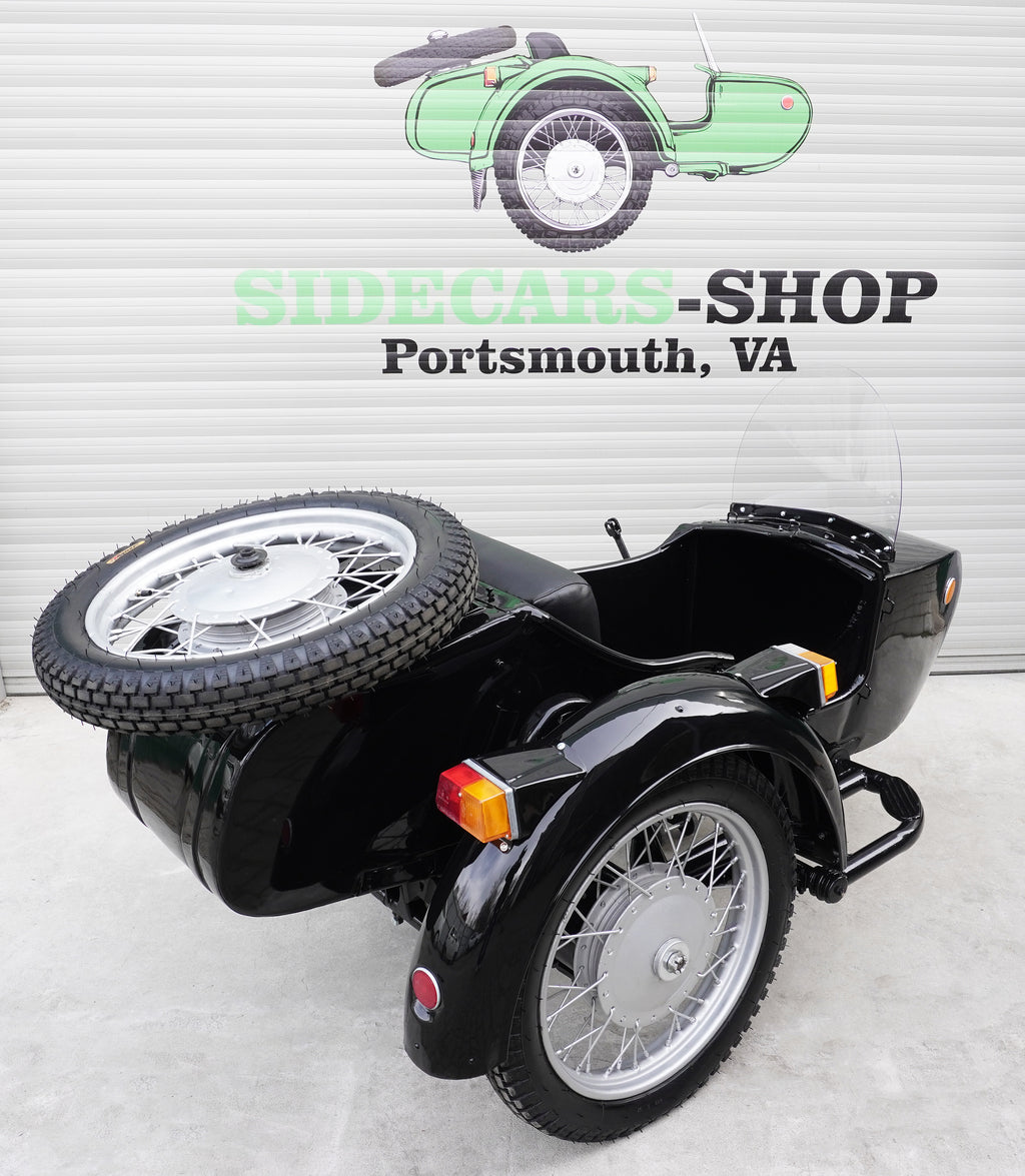 2WD Dnepr MT-16 Sidecar for Motorcycle, Refurbished Vintage Sidecar fits BMW Harley Davidson Ural