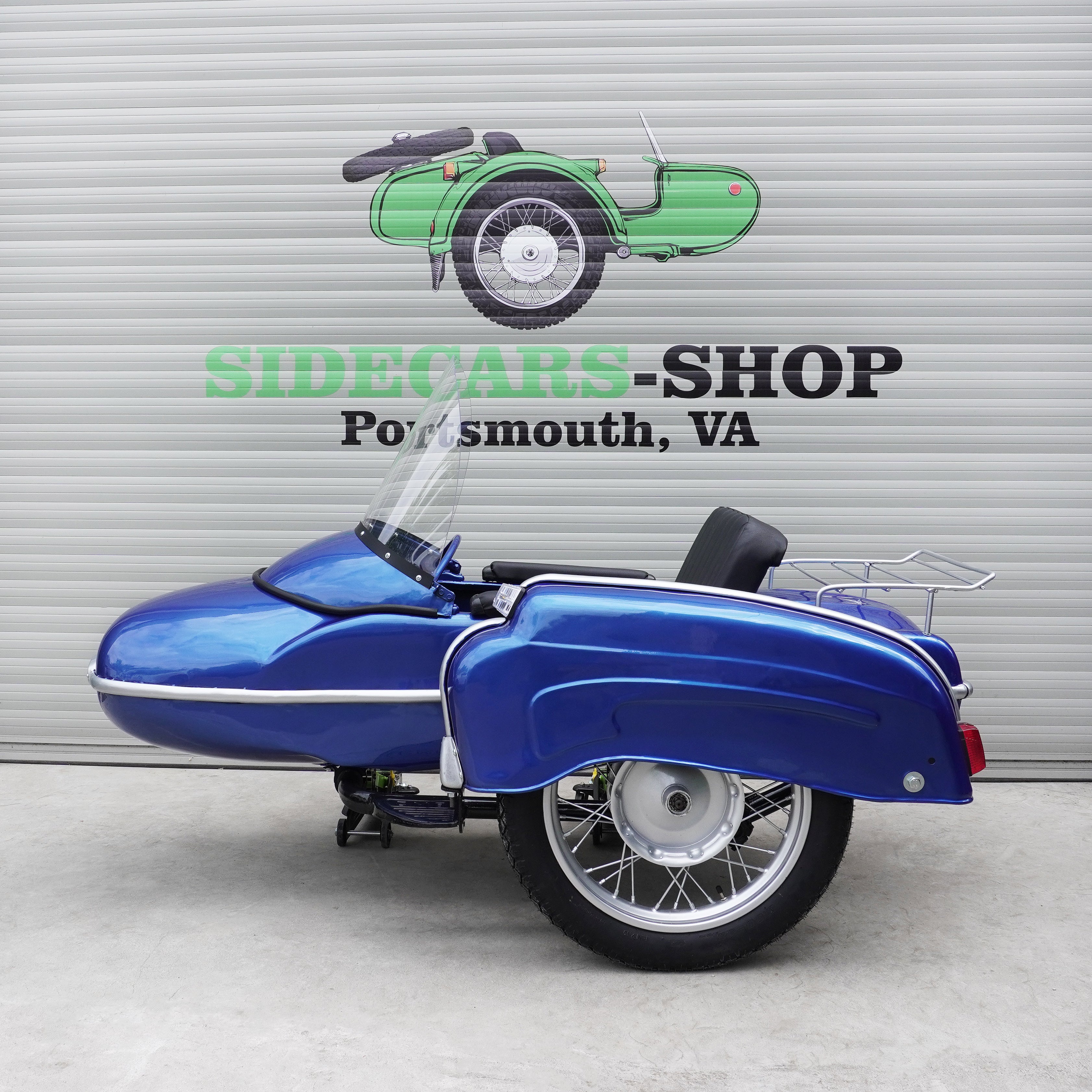 Vintage Left-hand Sidecar for Izh motorcycle Compatible with motorcycle models BMW Triumph Ural Harley Davidson Honda Used Sidecar USA for Sale