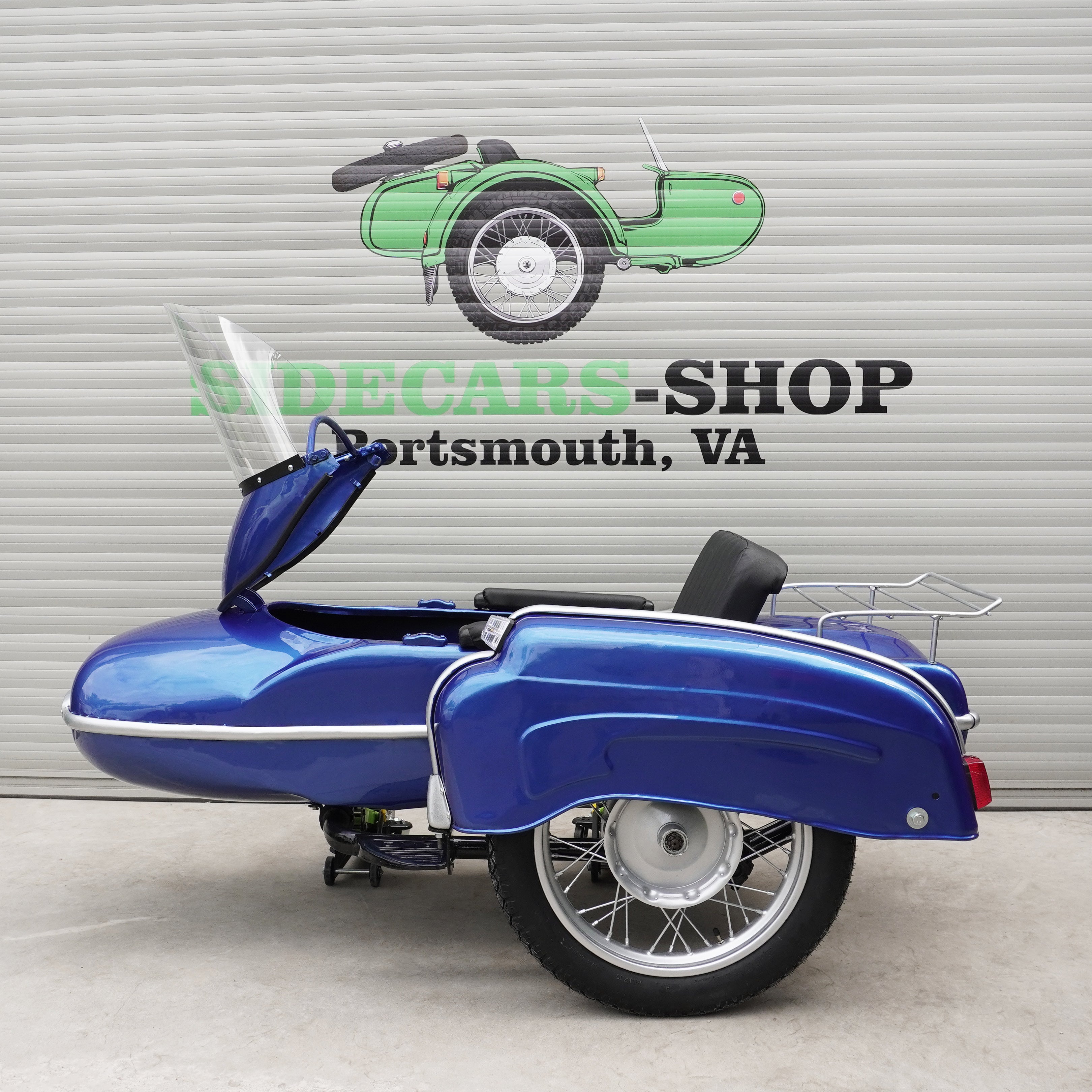 Vintage Left-hand Sidecar for Izh motorcycle Compatible with motorcycle models BMW Triumph Ural Harley Davidson Honda Used Sidecar USA for Sale
