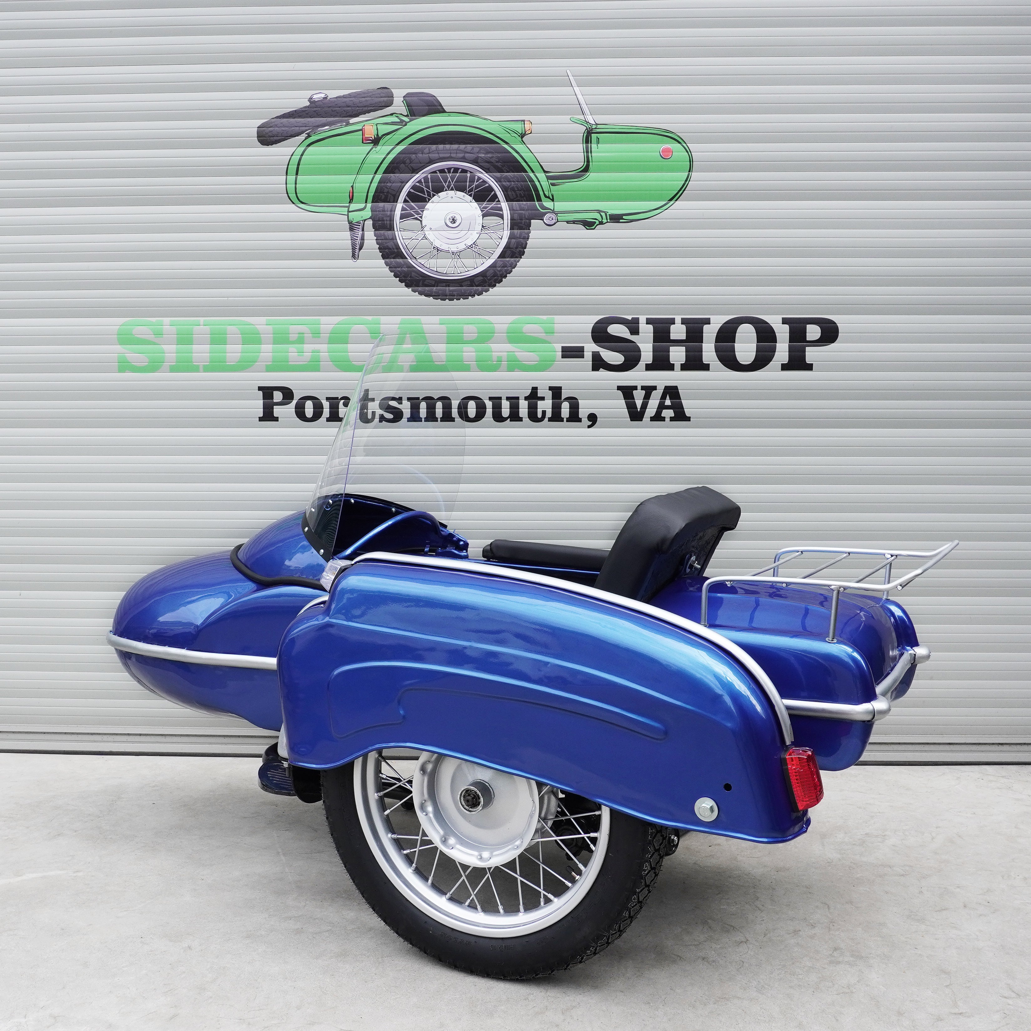 Vintage Left-hand Sidecar for Izh motorcycle Compatible with motorcycle models BMW Triumph Ural Harley Davidson Honda Used Sidecar USA for Sale
