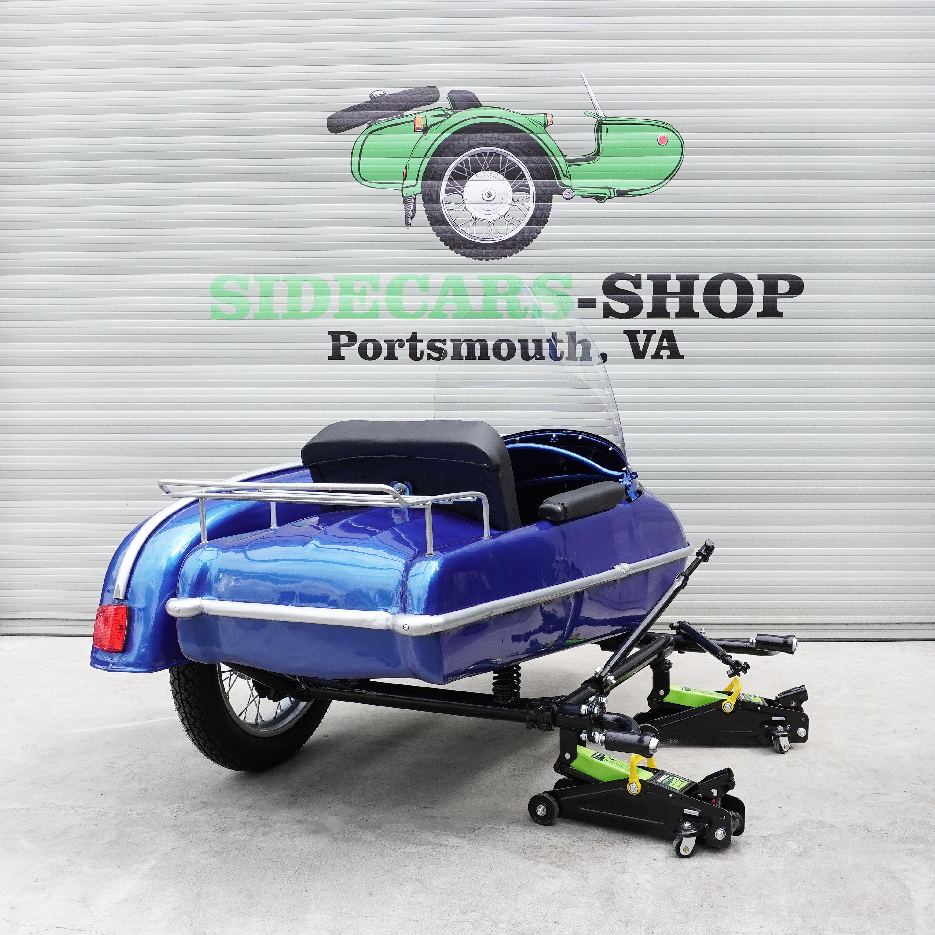Vintage Left-hand Sidecar for Izh motorcycle Compatible with motorcycle models BMW Triumph Ural Harley Davidson Honda Used Sidecar USA for Sale
