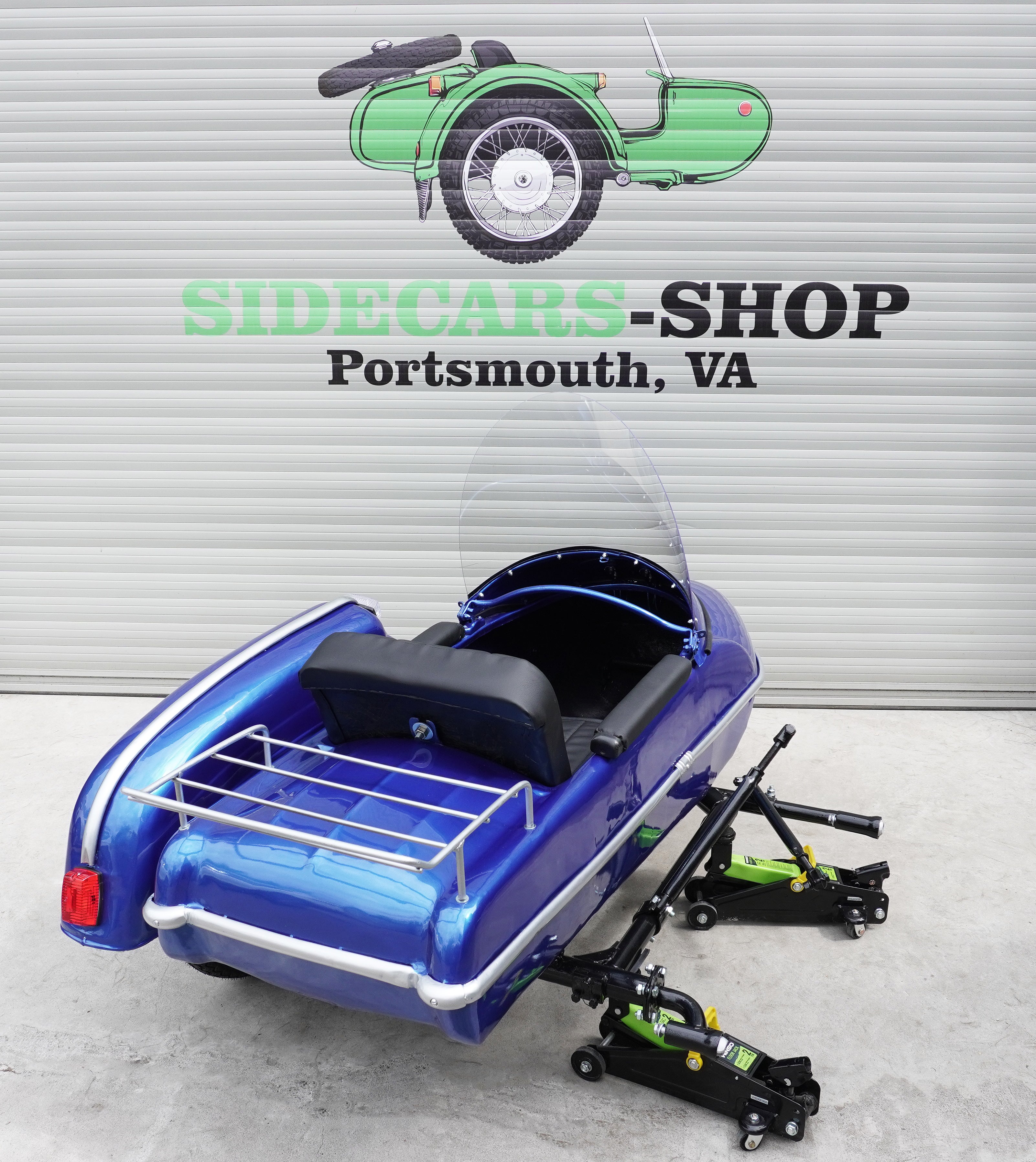 Vintage Left-hand Sidecar for Izh motorcycle Compatible with motorcycle models BMW Triumph Ural Harley Davidson Honda Used Sidecar USA for Sale