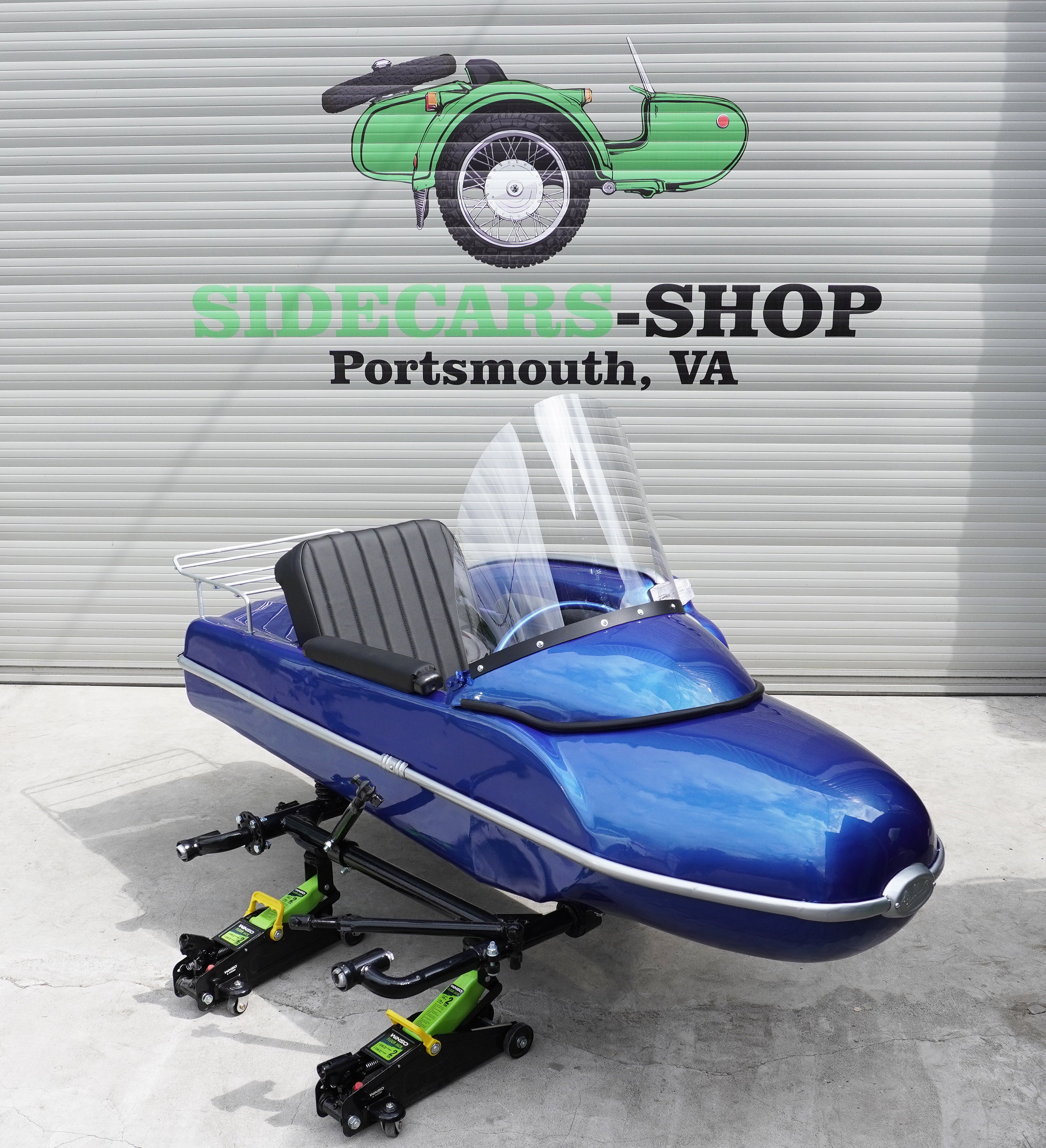 Vintage Left-hand Sidecar for Izh motorcycle Compatible with motorcycle models BMW Triumph Ural Harley Davidson Honda Used Sidecar USA for Sale