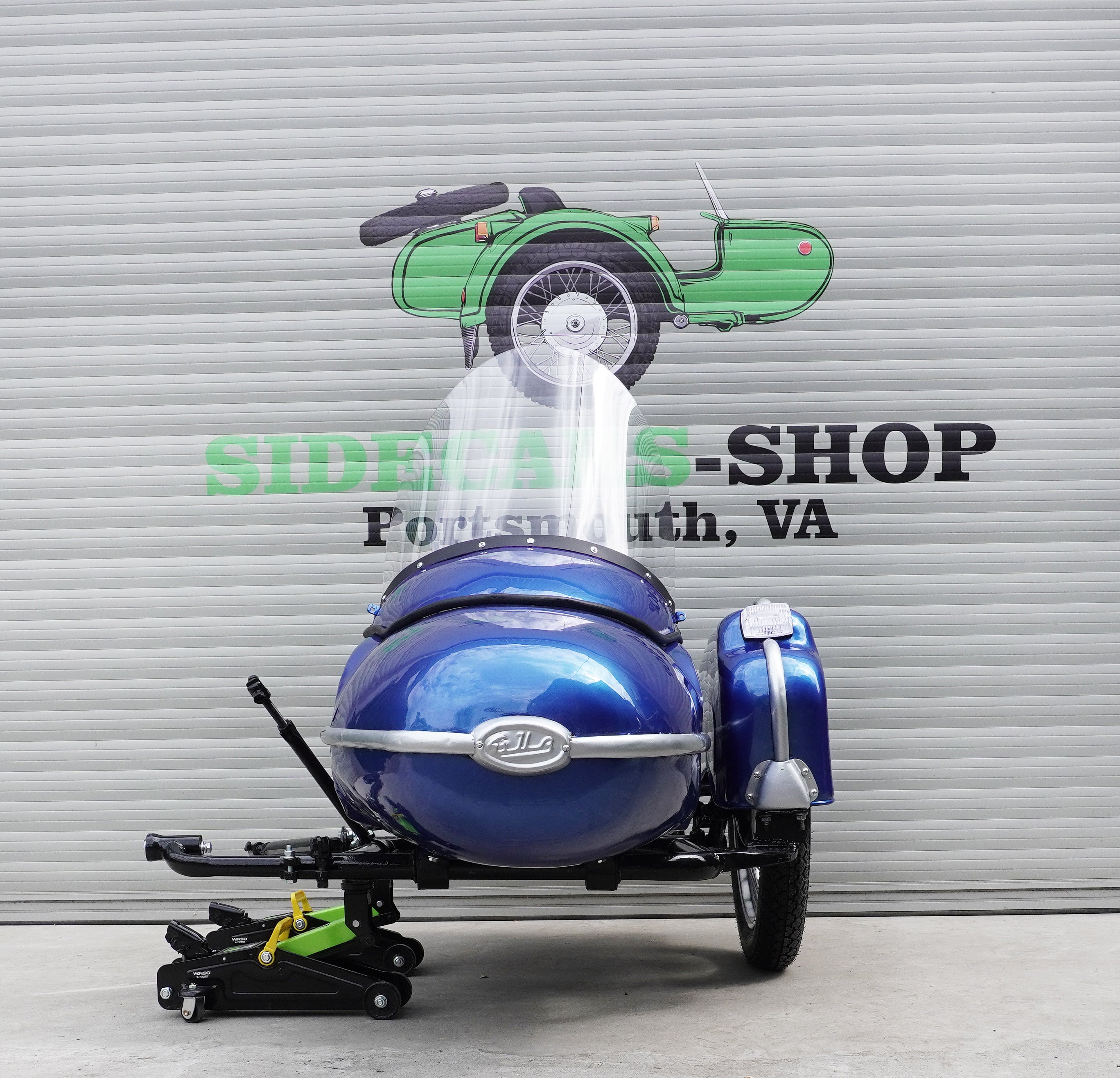 Vintage Left-hand Sidecar for Izh motorcycle Compatible with motorcycle models BMW Triumph Ural Harley Davidson Honda Used Sidecar USA for Sale