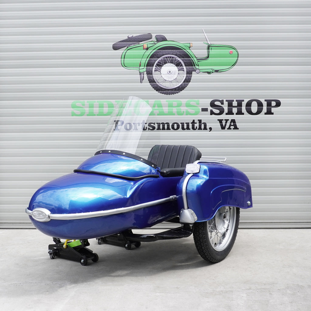 Vintage Left-hand Sidecar for Izh motorcycle Compatible with motorcycle models BMW Triumph Ural Harley Davidson Honda Used Sidecar USA for Sale