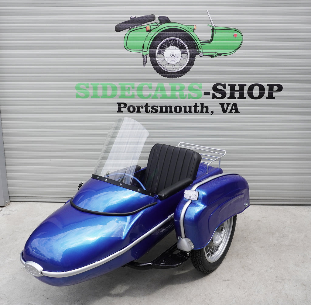 Vintage Left-hand Sidecar for Izh motorcycle Compatible with motorcycle models BMW Triumph Ural Harley Davidson Honda Used Sidecar USA for Sale