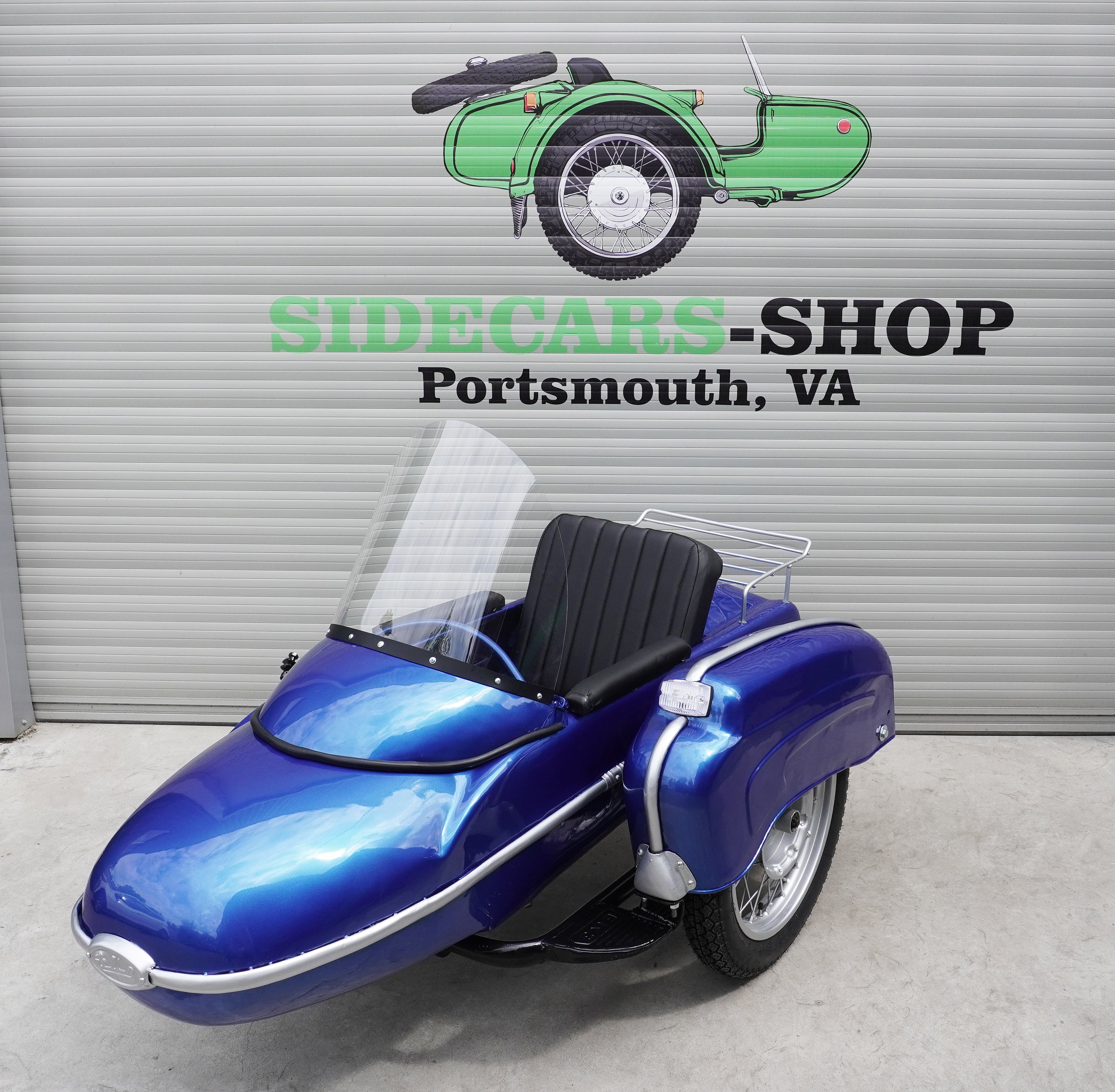 Vintage Left-hand Sidecar for Izh motorcycle Compatible with motorcycle models BMW Triumph Ural Harley Davidson Honda Used Sidecar USA for Sale