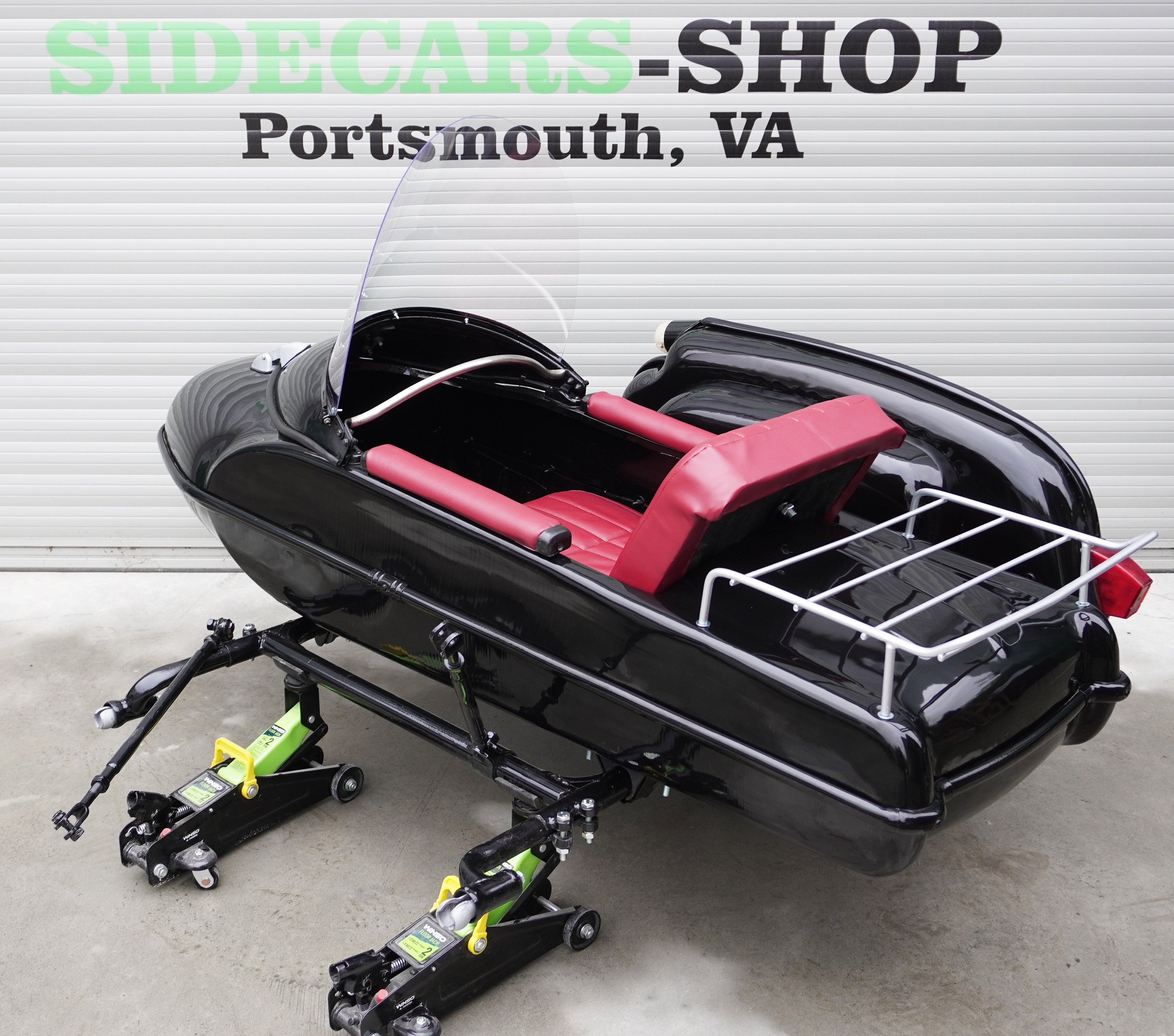 Vintage Refurbished Sidecar for Motorcycle Izh Compatible with motorcycle Models BMW Triumph Ural Harley Davidson Honda