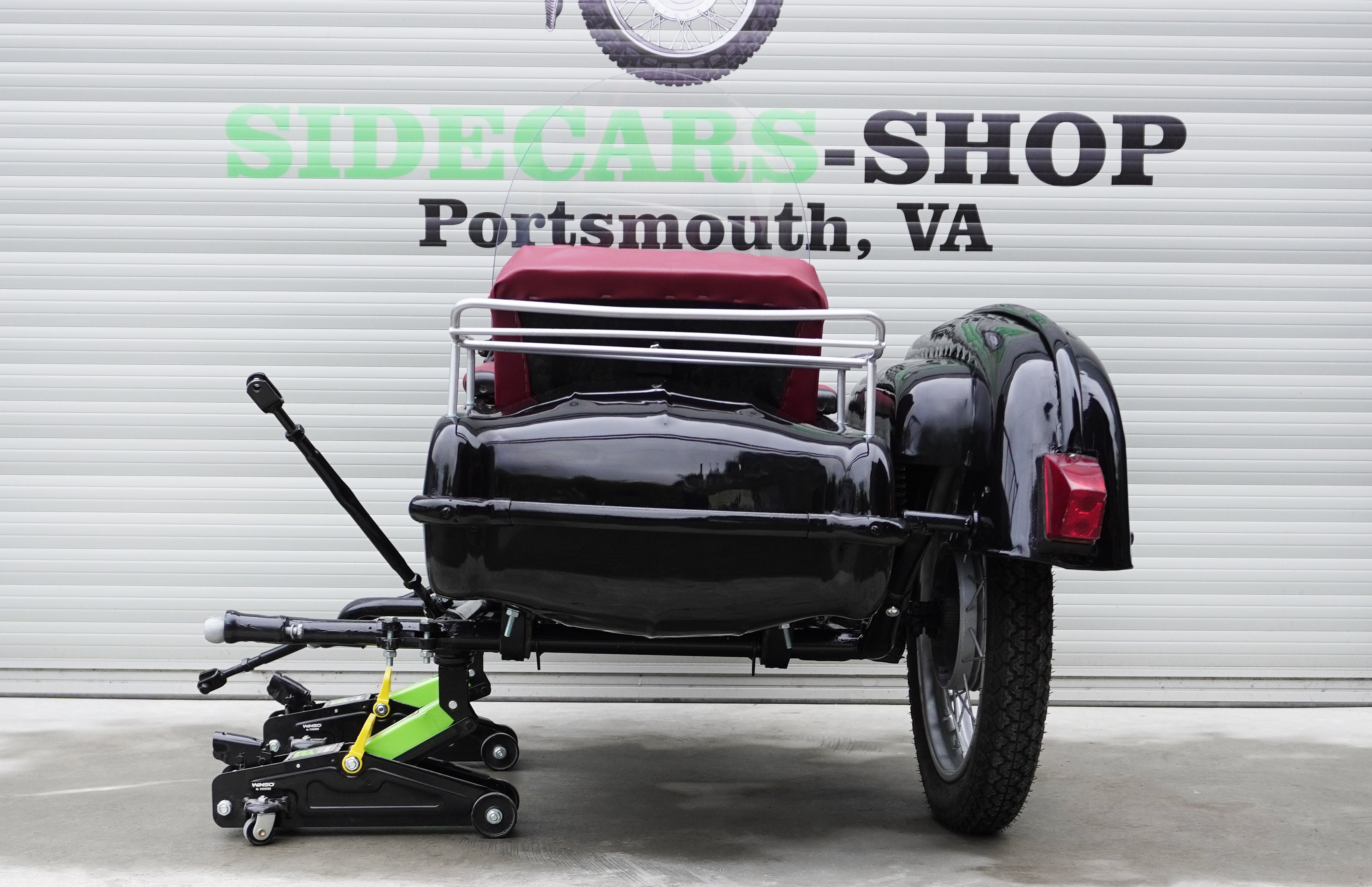 Vintage Refurbished Sidecar for Motorcycle Izh Compatible with motorcycle Models BMW Triumph Ural Harley Davidson Honda