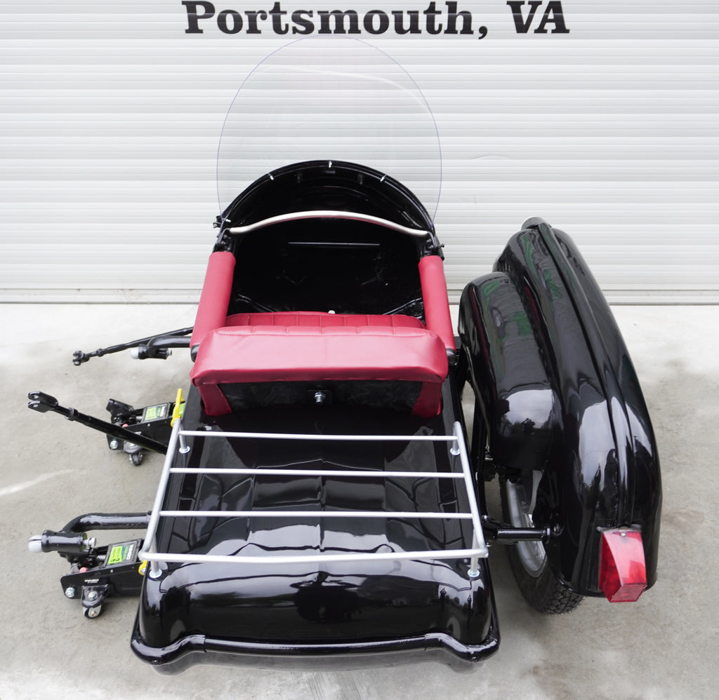 Vintage Refurbished Sidecar for Motorcycle Izh Compatible with motorcycle Models BMW Triumph Ural Harley Davidson Honda