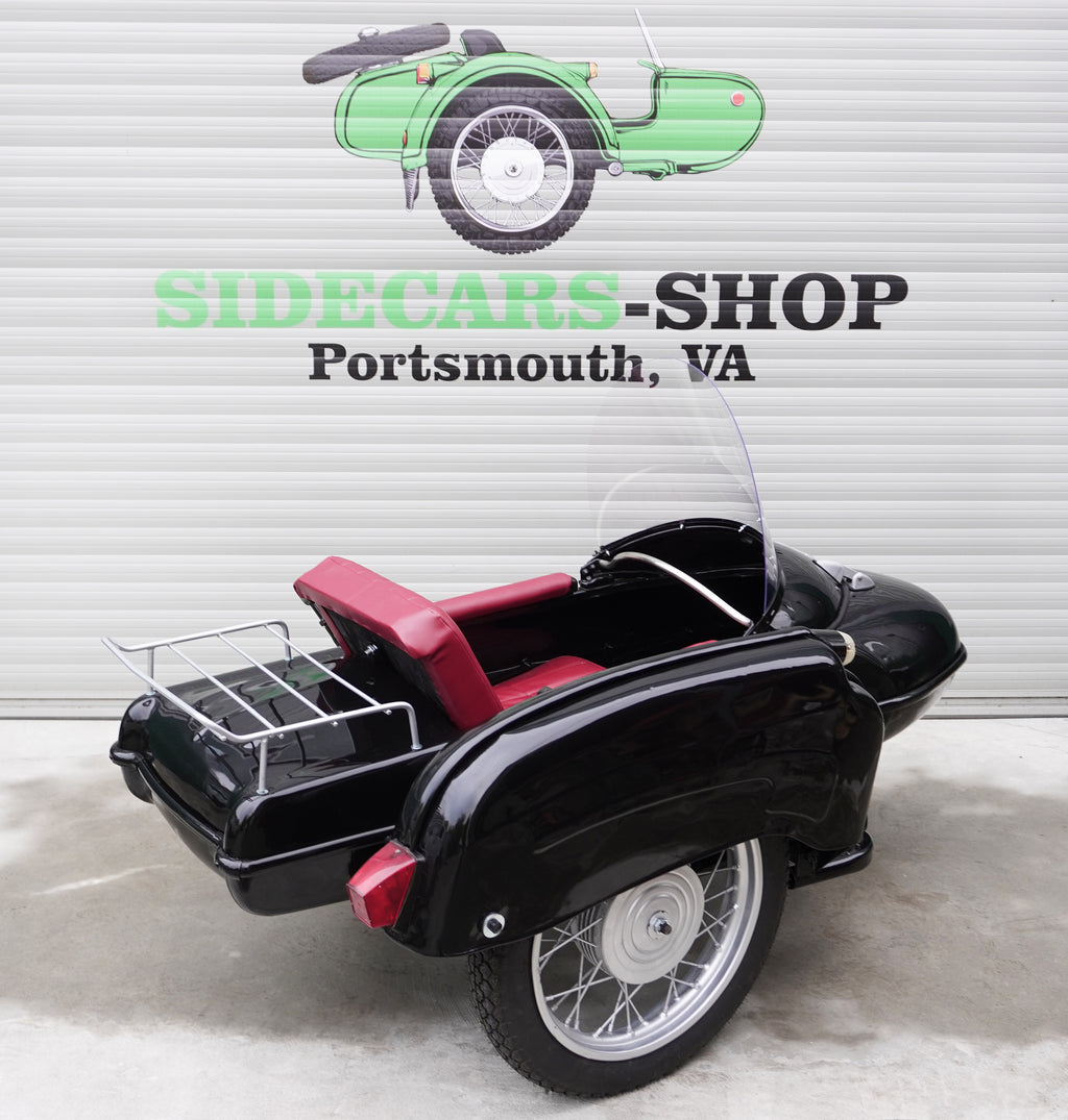Vintage Refurbished Sidecar for Motorcycle Izh Compatible with motorcycle Models BMW Triumph Ural Harley Davidson Honda