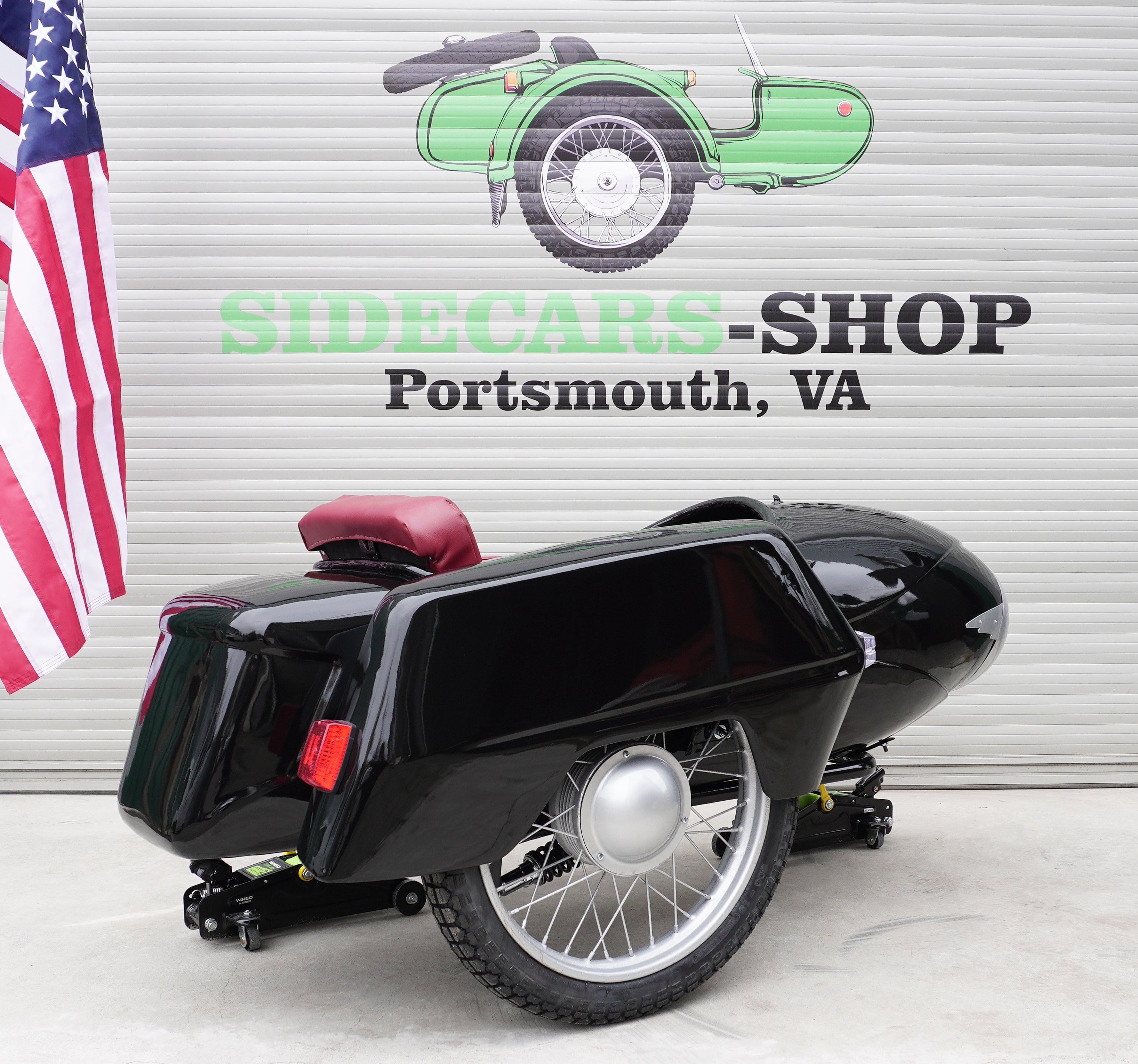 Sidecar Duna for Motorcycle Pannonia compatible with BMW Triumph Harley Davidson HD Honda Ural