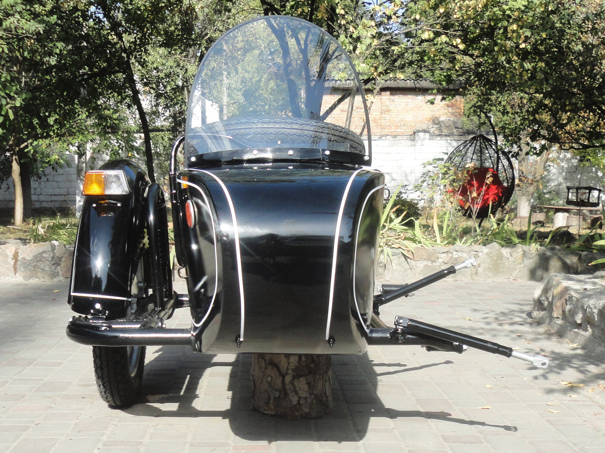 Sidecar Dnepr Used Refurbished Compatible with Motorcycle BMW Kawasaki Harley Davidson Honda etc