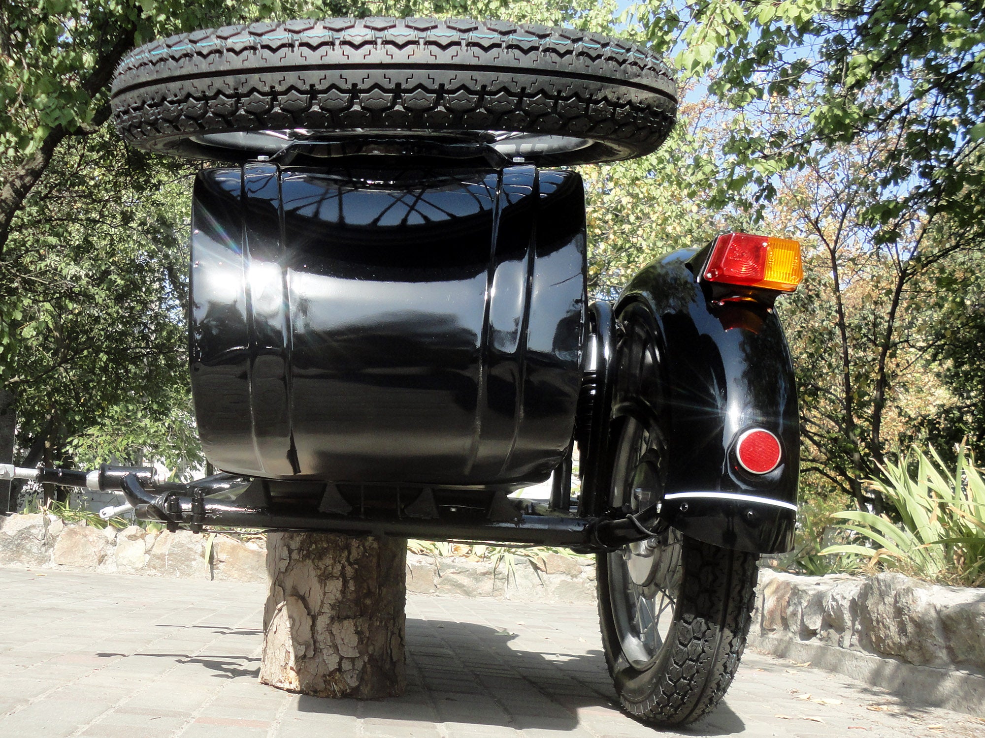 Sidecar Dnepr Used Refurbished Compatible with Motorcycle BMW Kawasaki Harley Davidson Honda etc