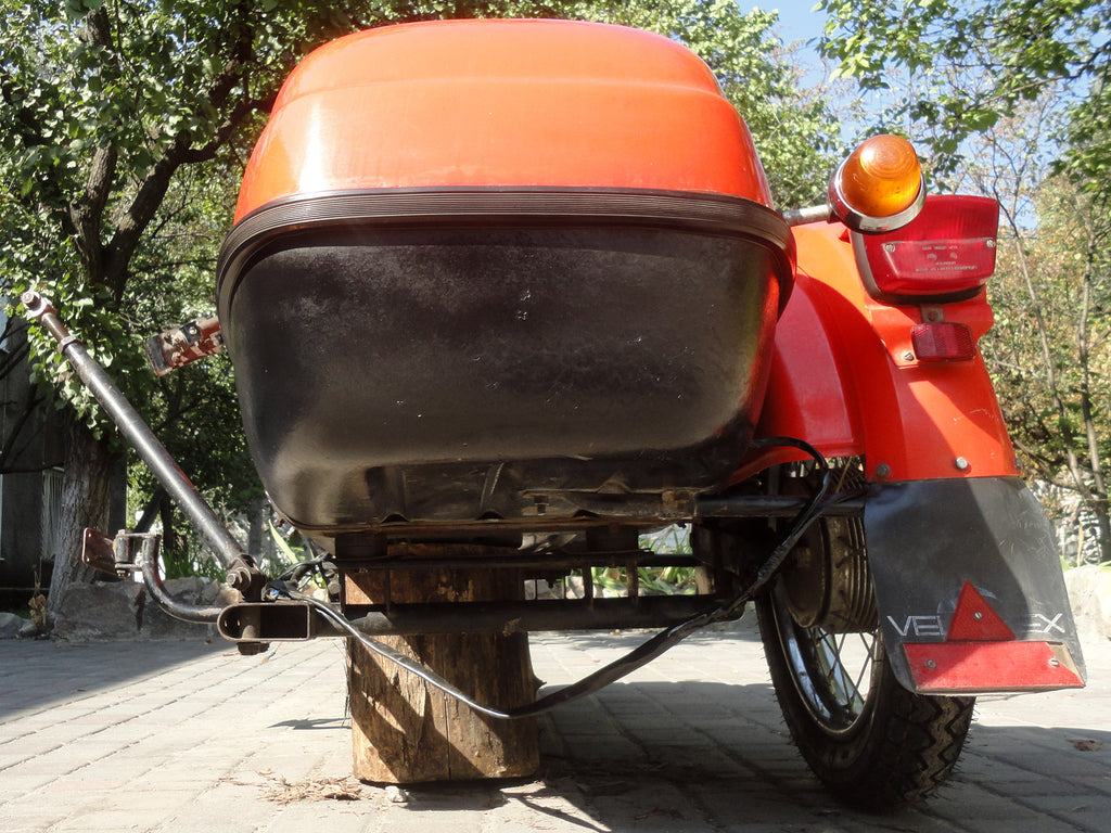 Original Vintage Sidecar VELOREX Motorcycle JAWA. Compatible BMW Triumph Harley Davidson HD Honda