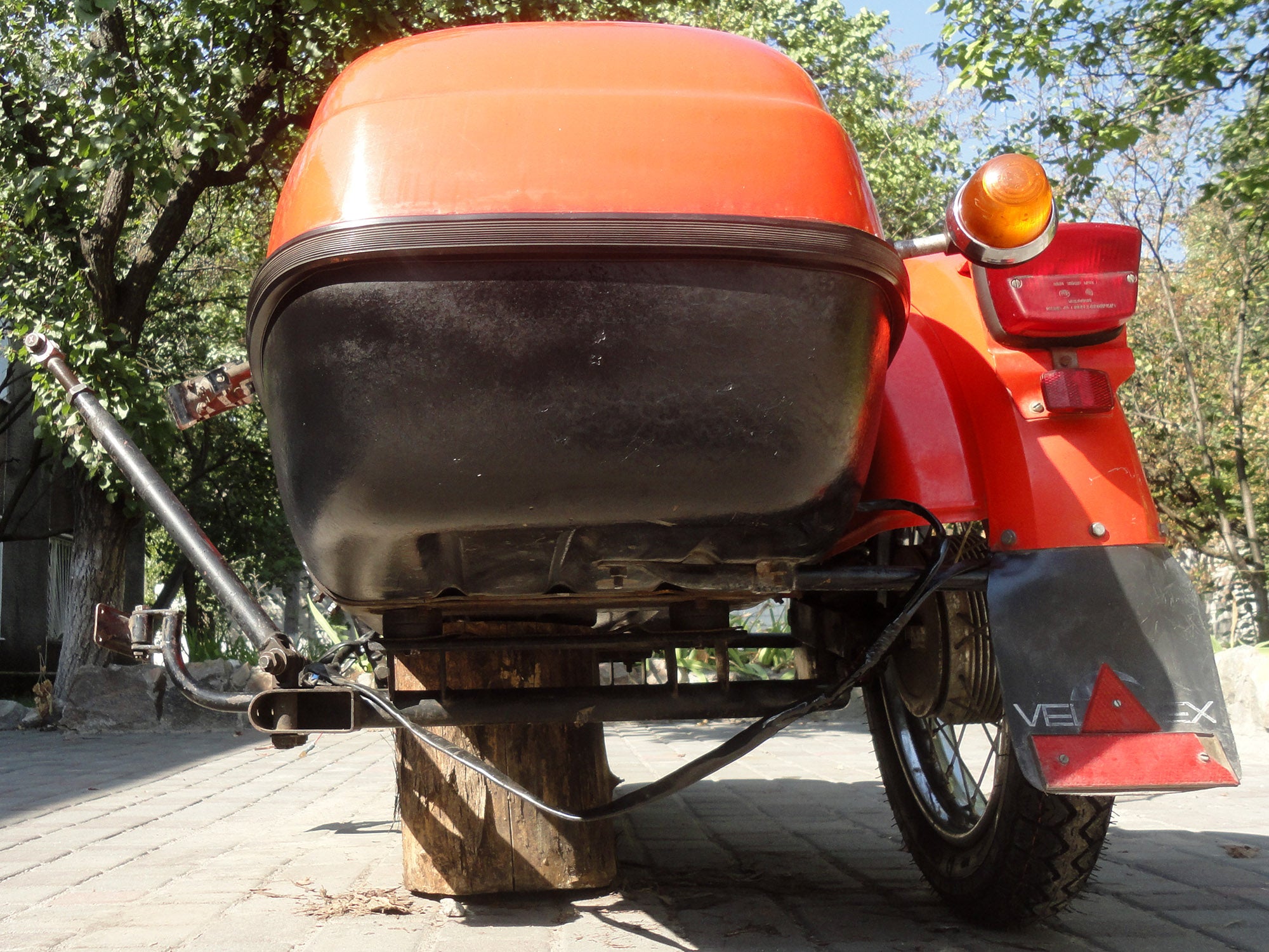 Original Vintage Sidecar VELOREX Motorcycle JAWA. Compatible BMW Triumph Harley Davidson HD Honda