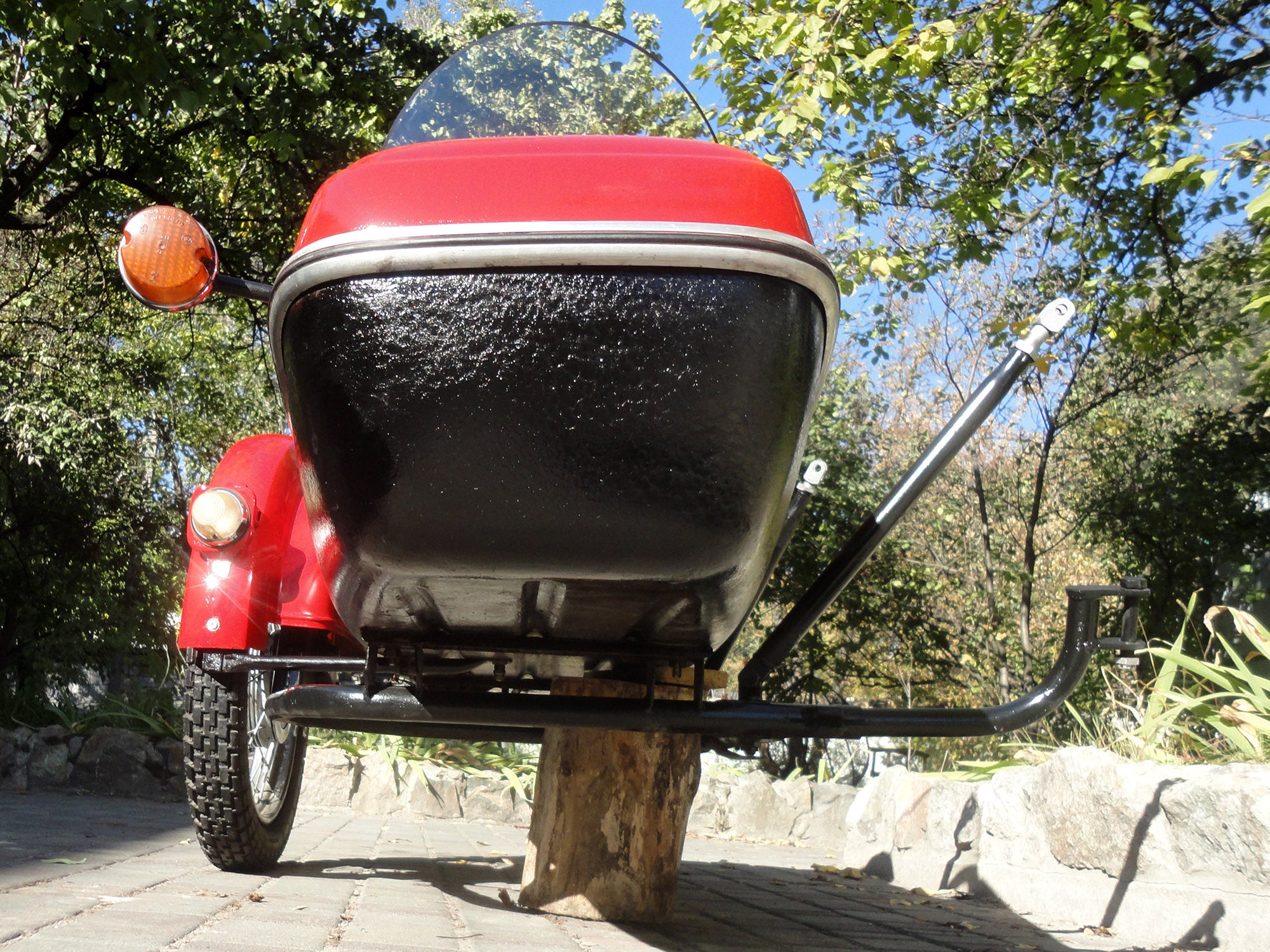 Original Sidecar VELOREX Motorcycle JAWA. Compatible BMW Triumph Harley Davidson HD Honda