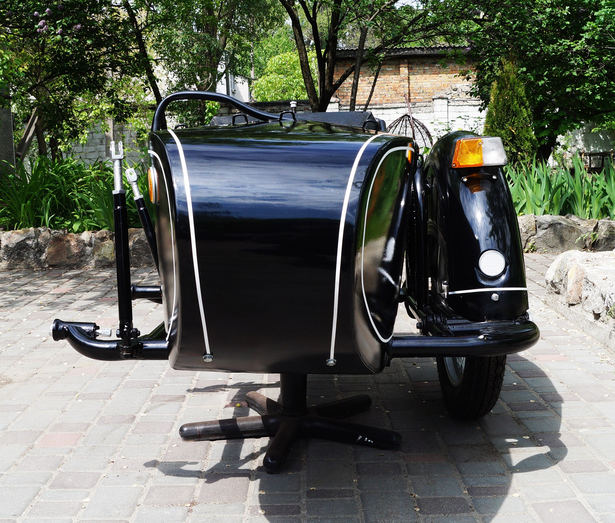 LEFT SIDE SIDECAR Dnepr Compatible with Motorcycle BMW Harley Davidson Ural Honda