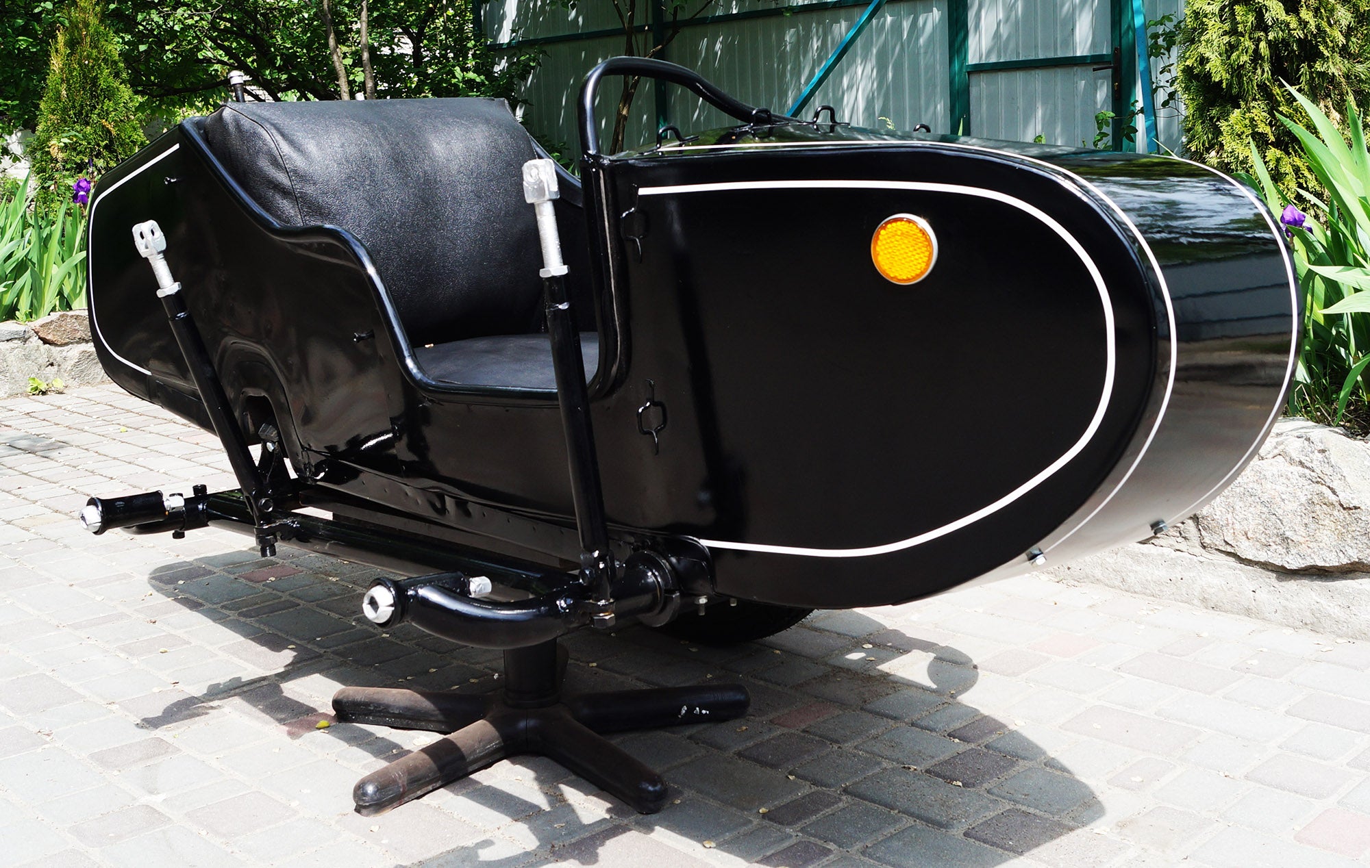 LEFT SIDE SIDECAR Dnepr Compatible with Motorcycle BMW Harley Davidson Ural Honda