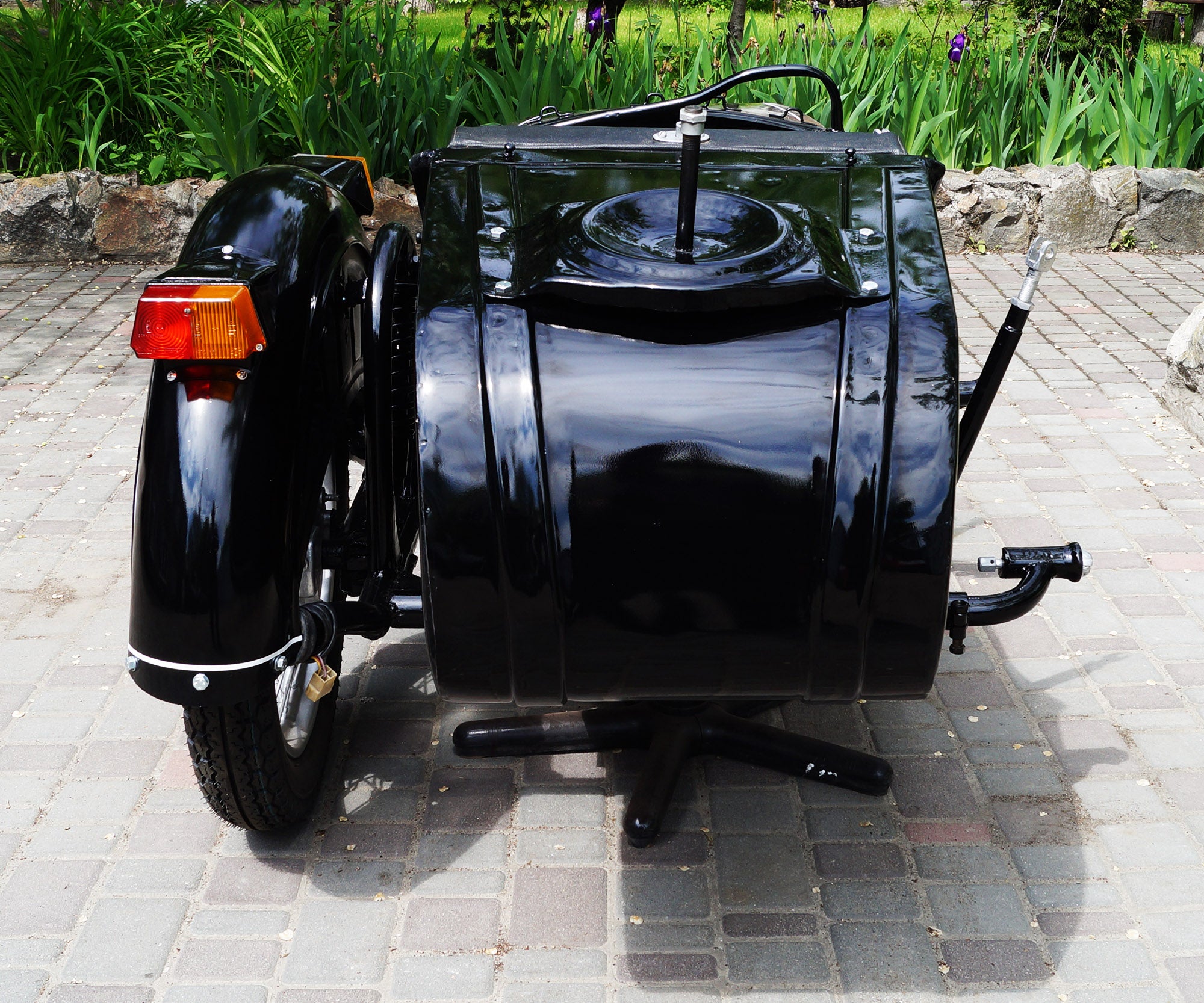 LEFT SIDE SIDECAR Dnepr Compatible with Motorcycle BMW Harley Davidson Ural Honda