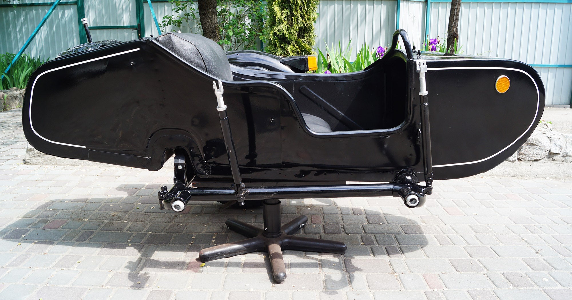 LEFT SIDE SIDECAR Dnepr Compatible with Motorcycle BMW Harley Davidson Ural Honda