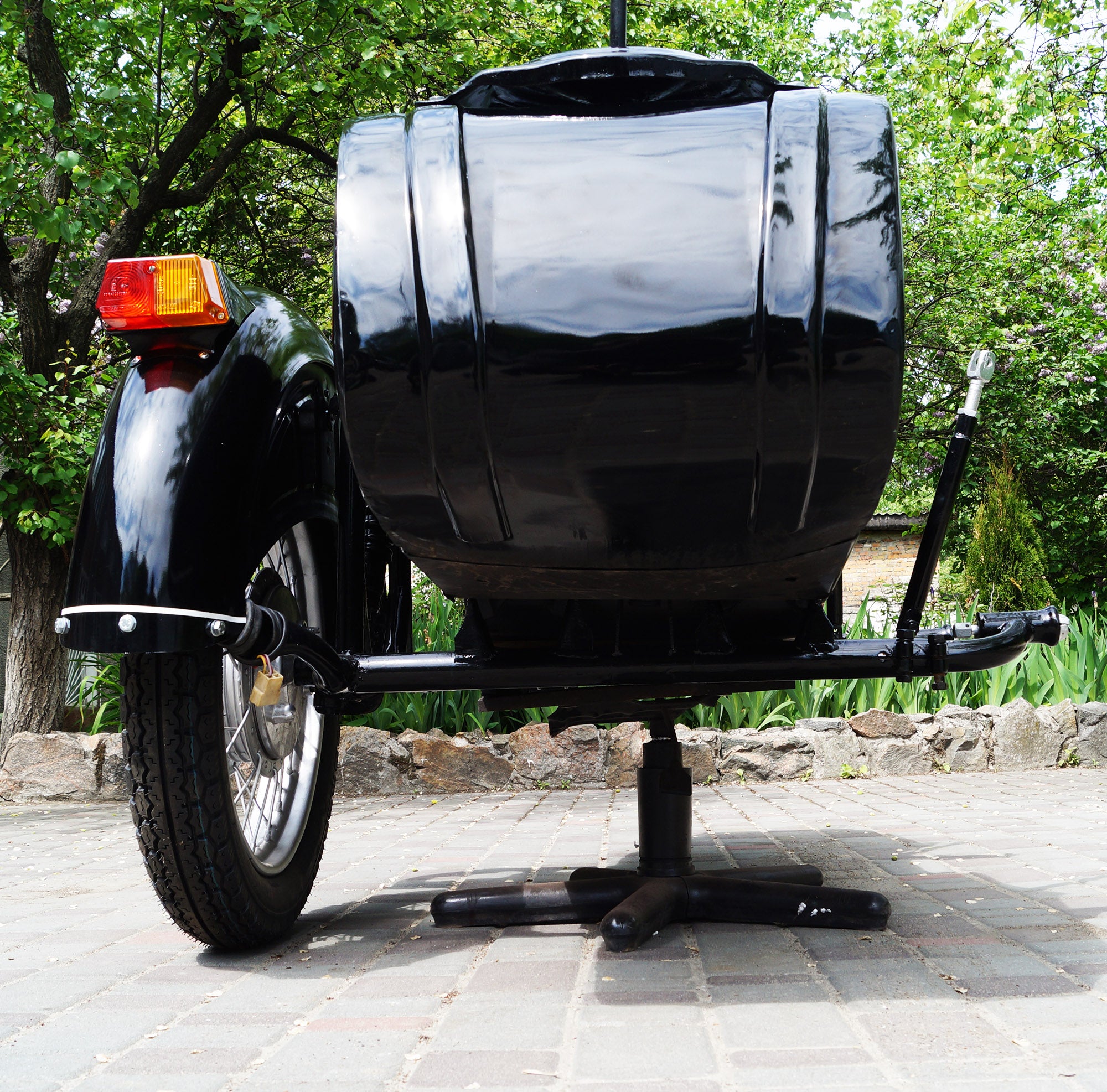 LEFT SIDE SIDECAR Dnepr Compatible with Motorcycle BMW Harley Davidson Ural Honda