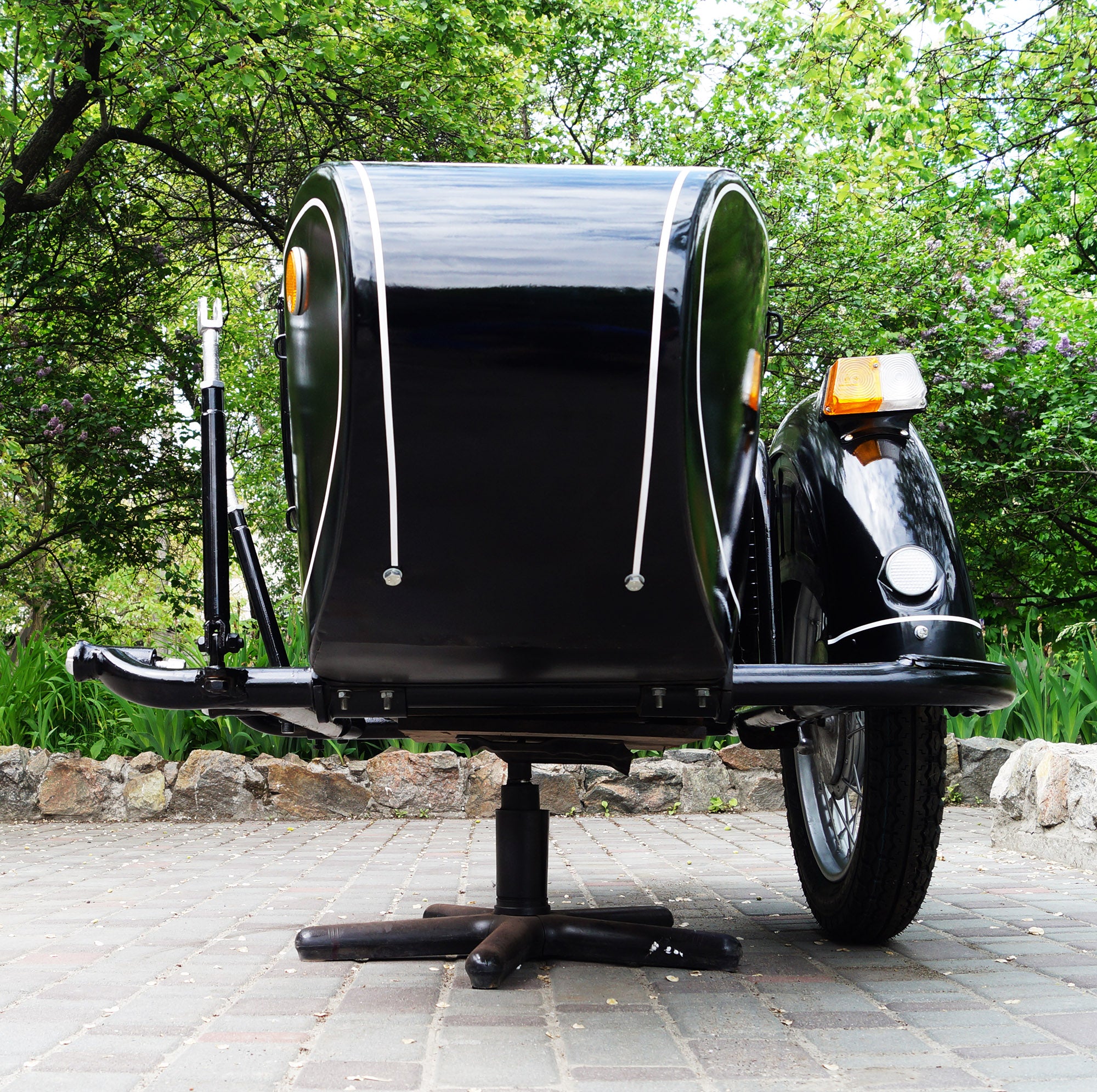 LEFT SIDE SIDECAR Dnepr Compatible with Motorcycle BMW Harley Davidson Ural Honda