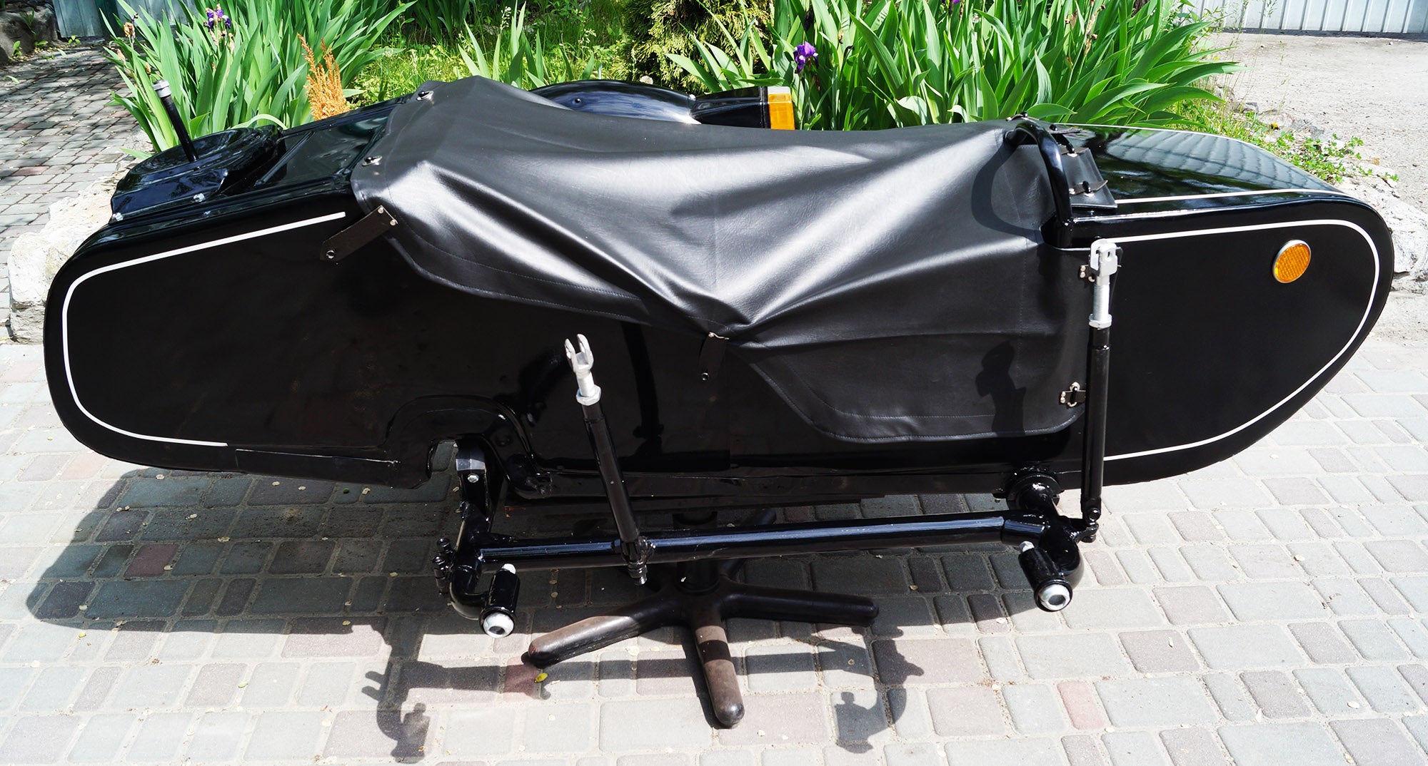 LEFT SIDE SIDECAR Dnepr Compatible with Motorcycle BMW Harley Davidson Ural Honda